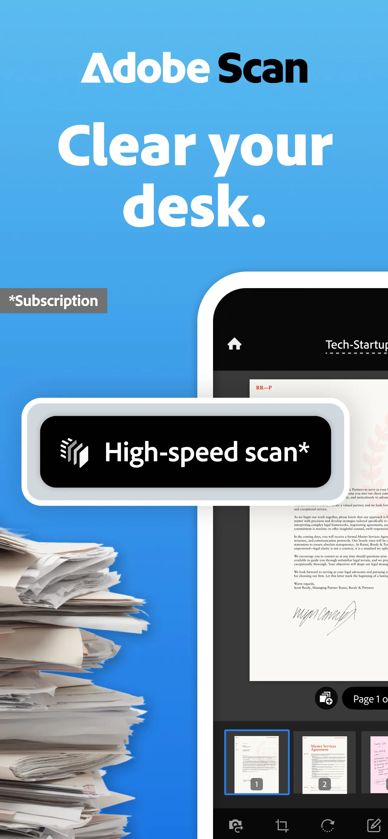 Adobe Scan: PDF & OCR Scanner screenshot