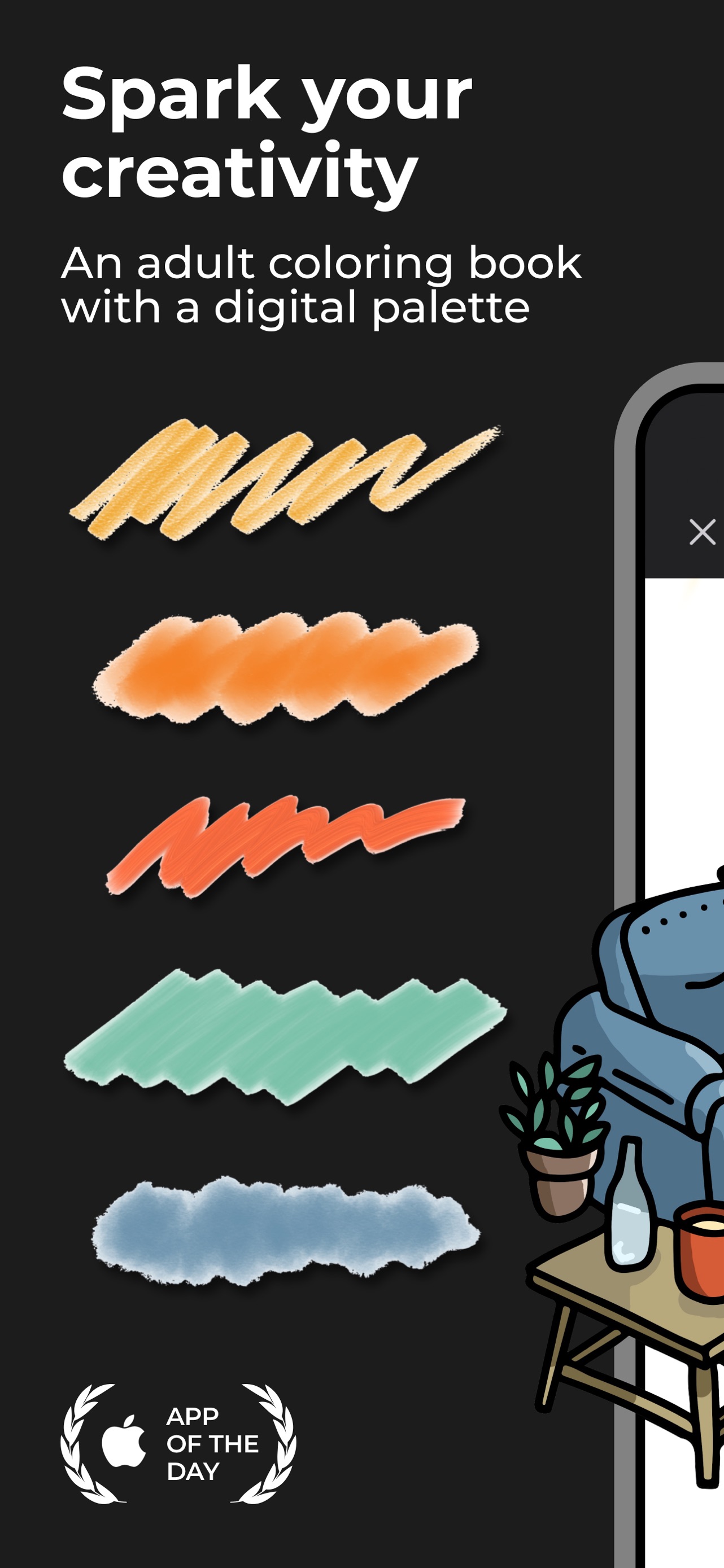 Adult Coloring Book - Pigment screenshot