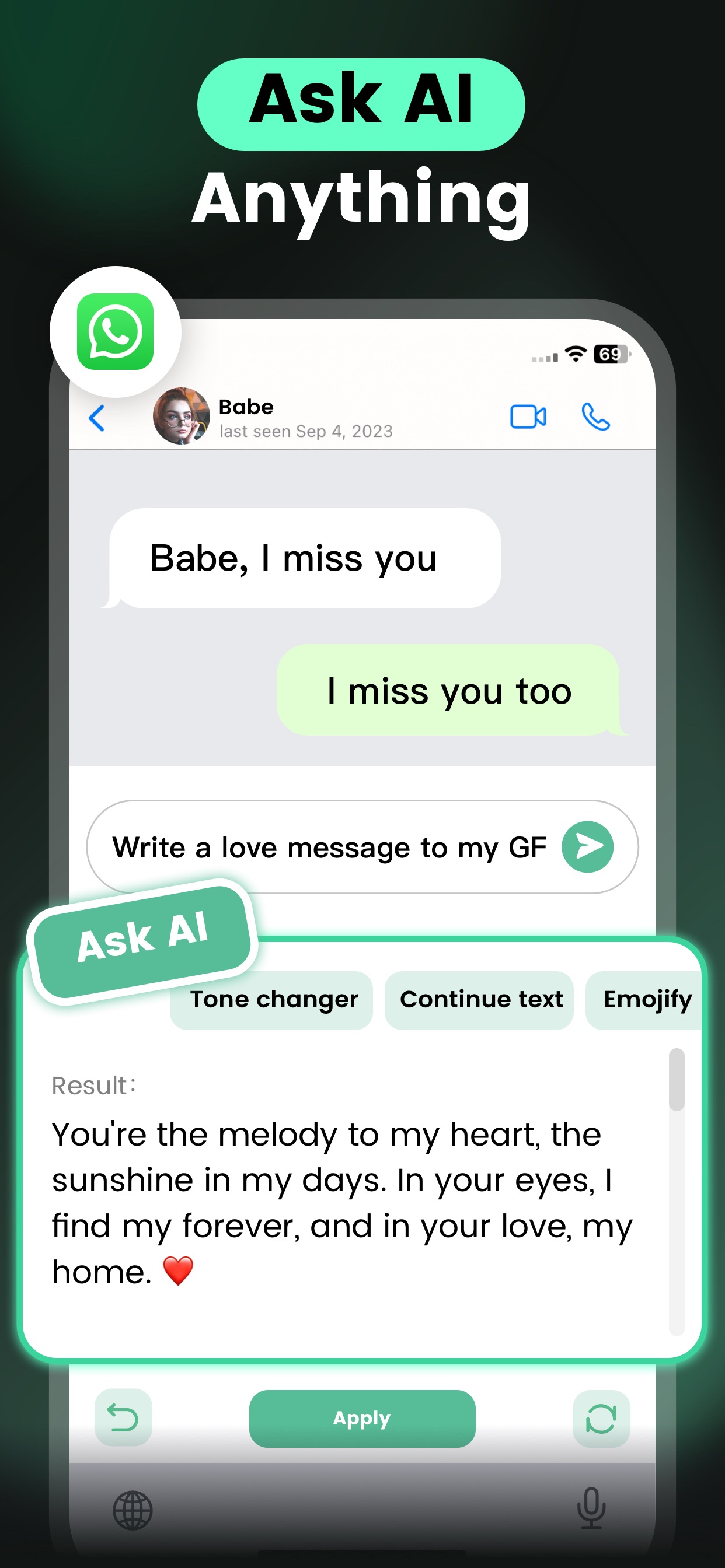 AI Keyboard: Chatbot, Grammar screenshot 2