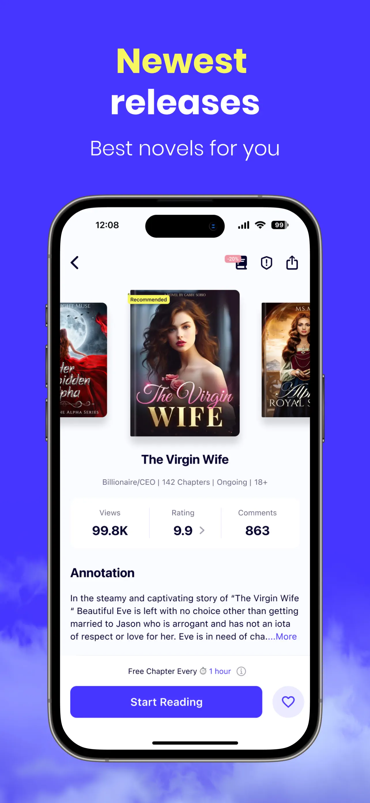 AlphaNovel - Novels & Stories screenshot 2