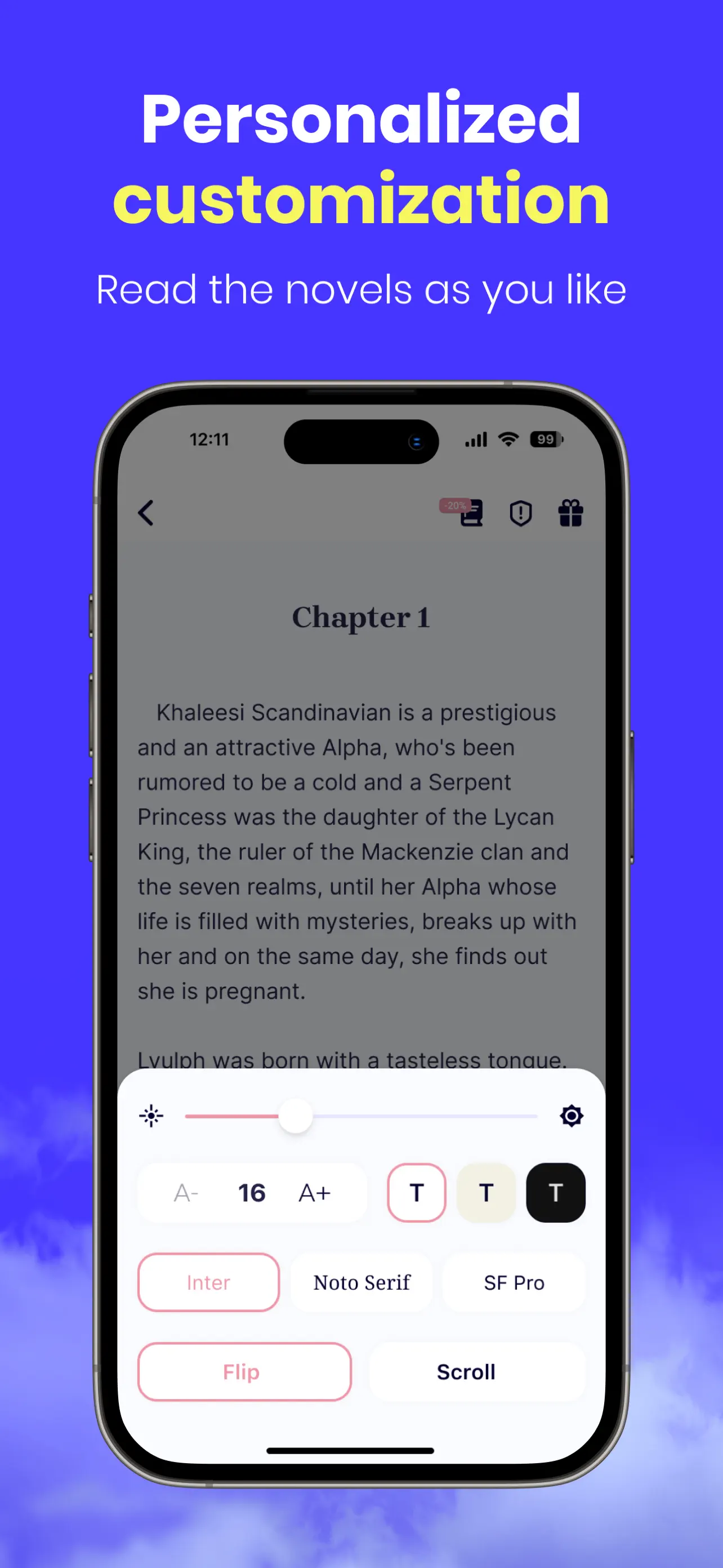 AlphaNovel - Novels & Stories screenshot 4