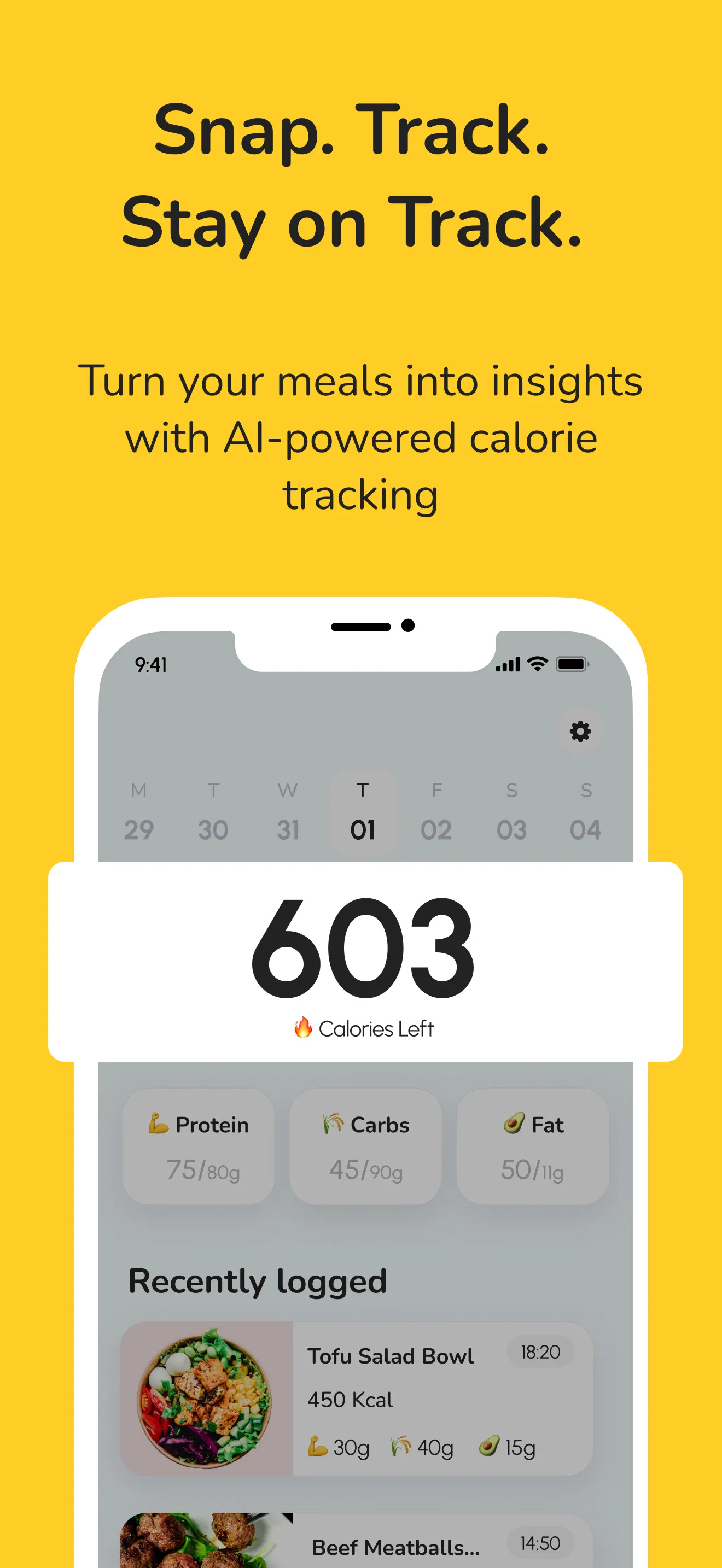 CalCountAI: Calorie Tracking screenshot