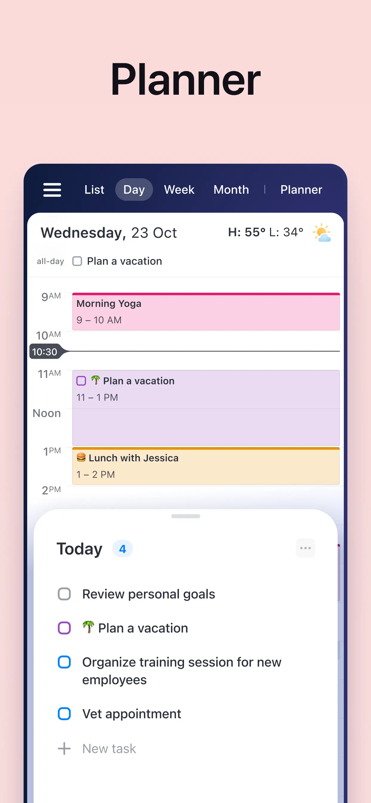 Calendars: Schedule Planner screenshot 4