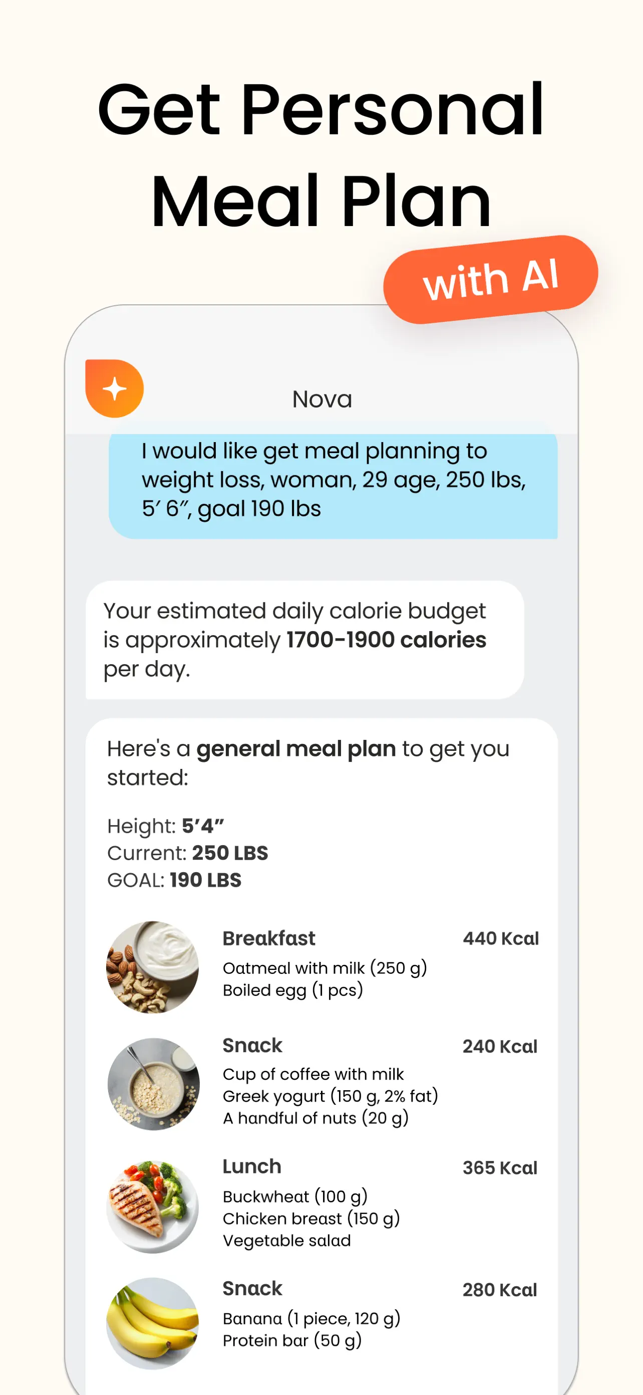 Calorie Counter & Food Tracker screenshot 3