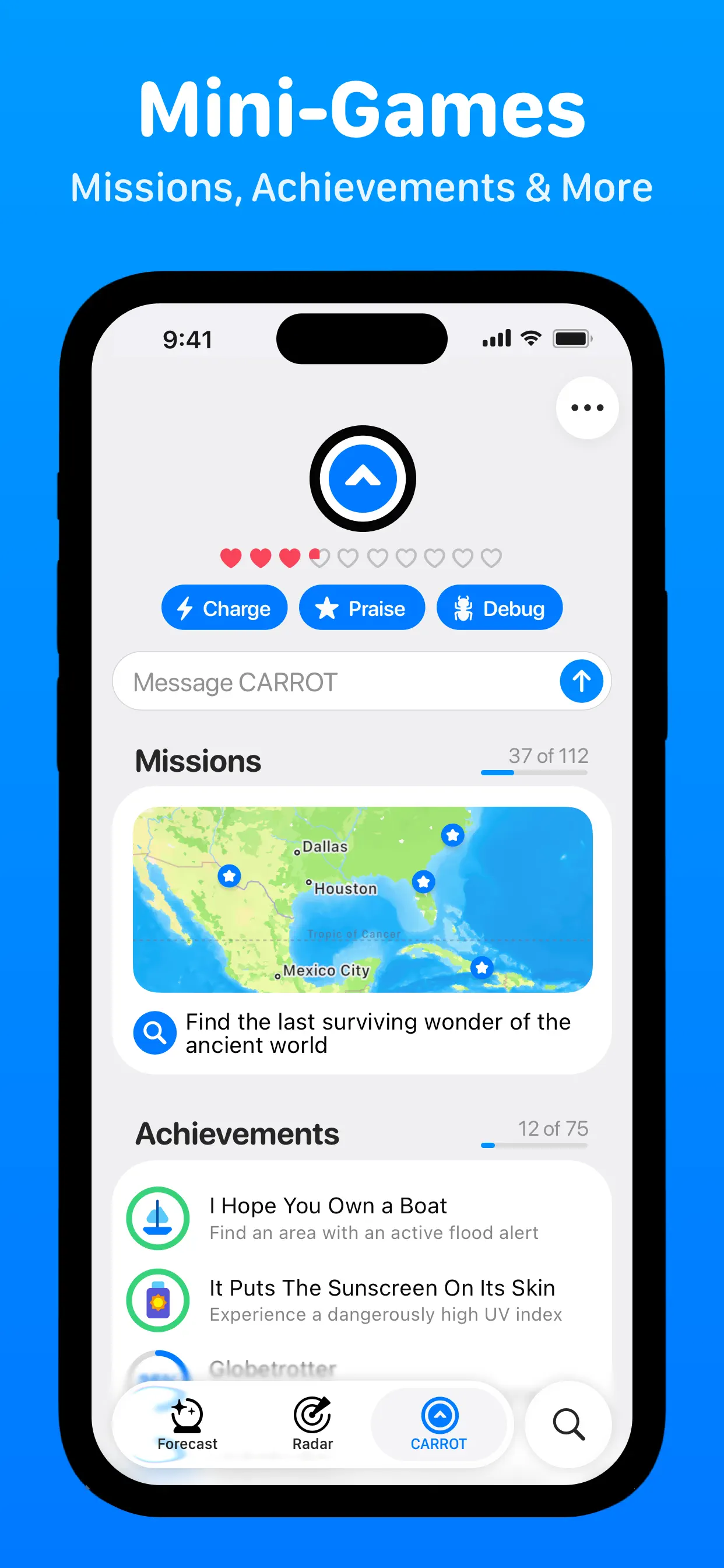 CARROT Weather: Alerts & Radar screenshot 9