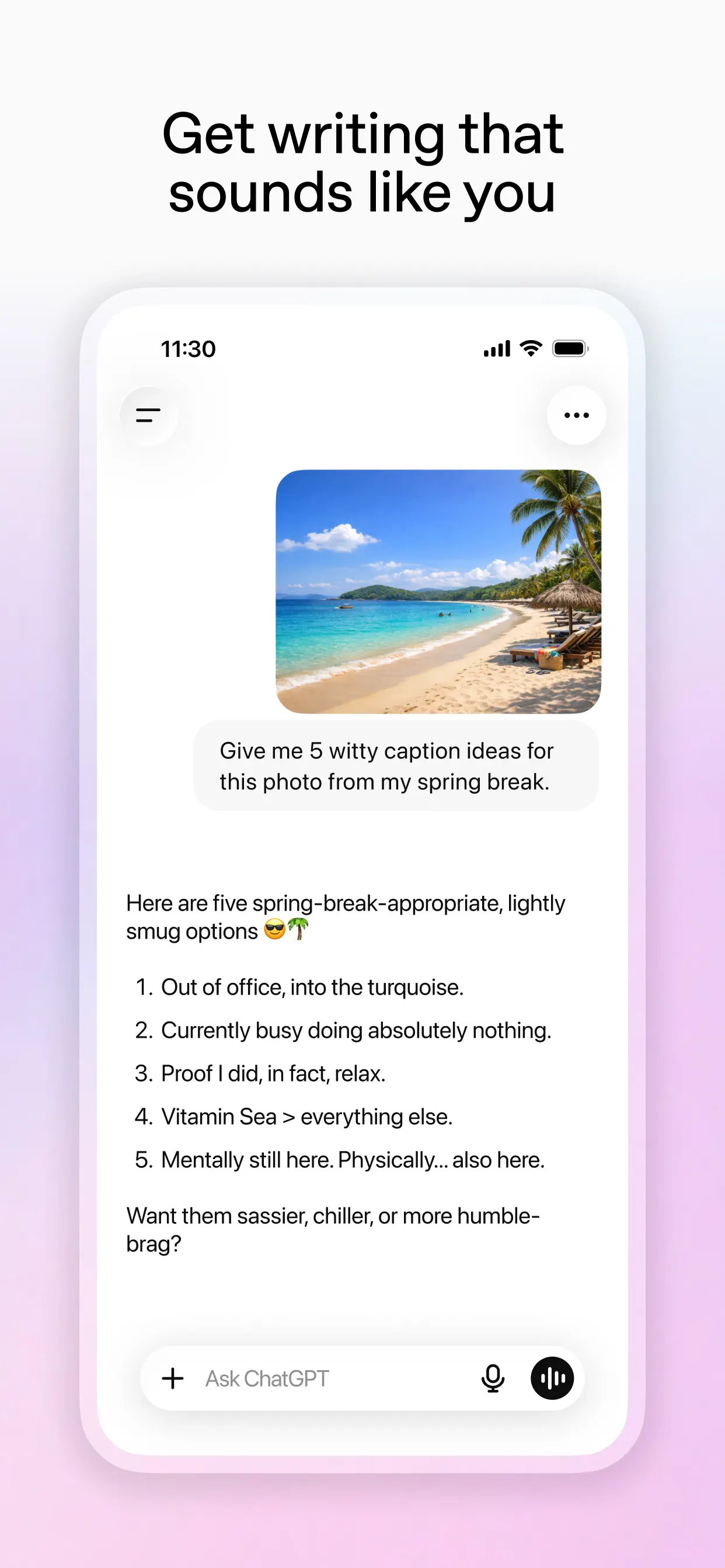 ChatGPT screenshot 4