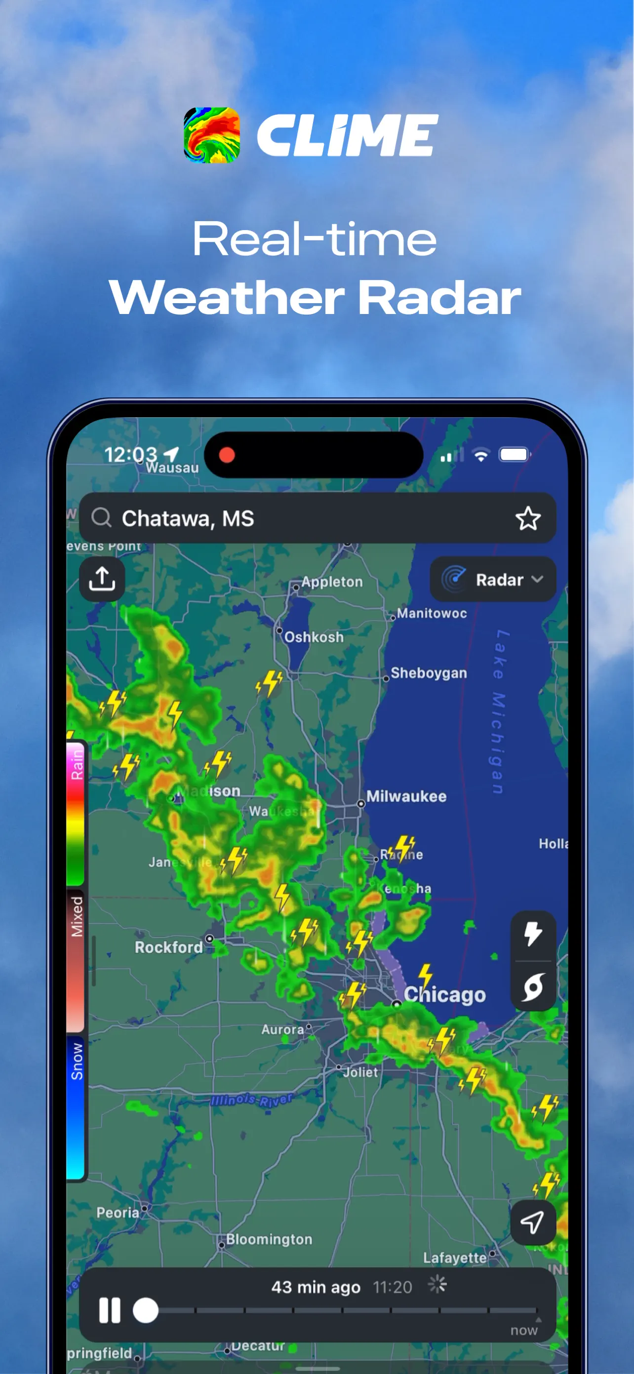 Clime: NOAA Weather Radar Live screenshot