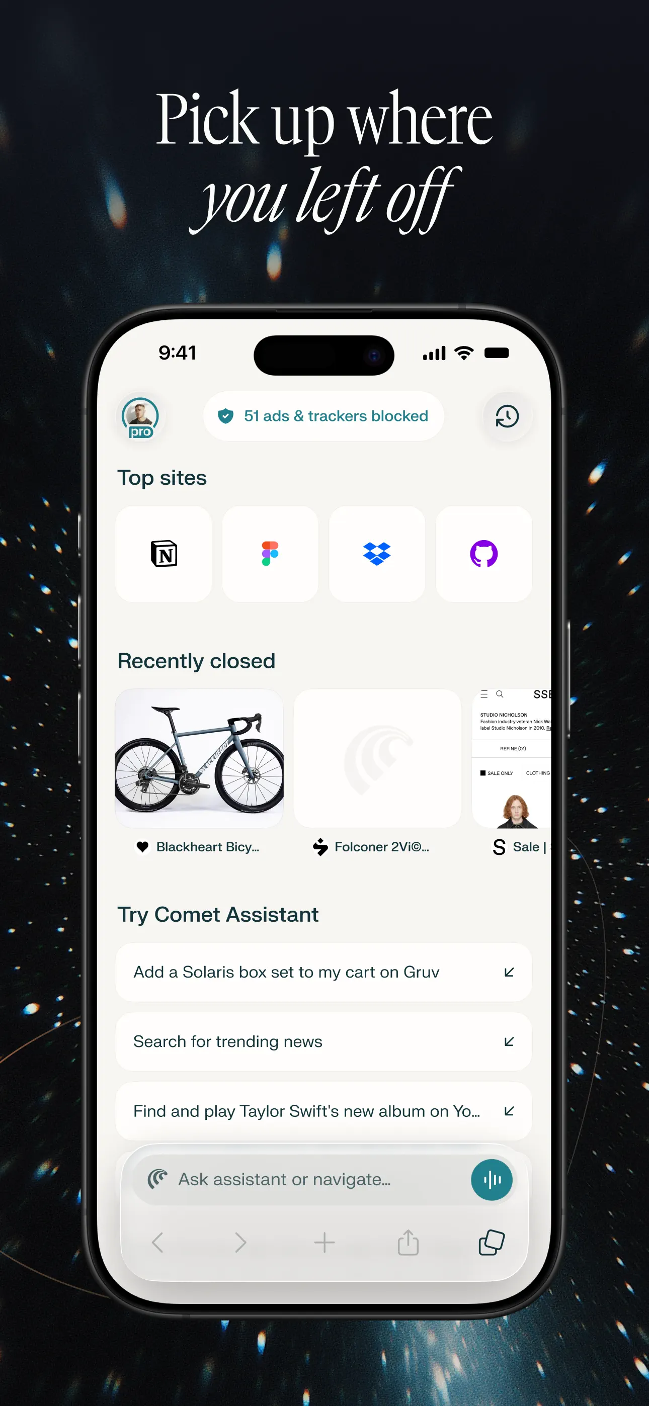 Comet - AI Browser & Assistant screenshot 8