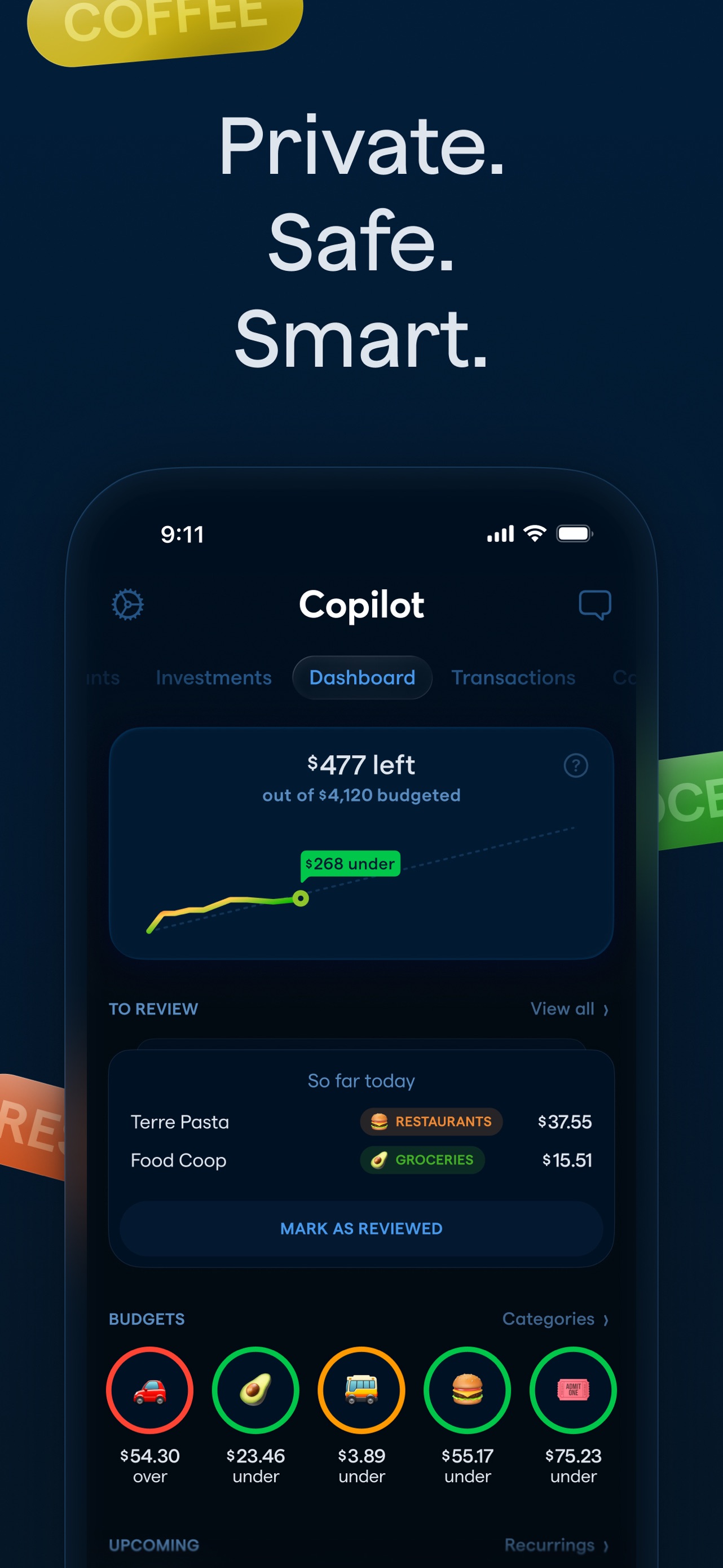 Copilot: Track & Budget Money screenshot