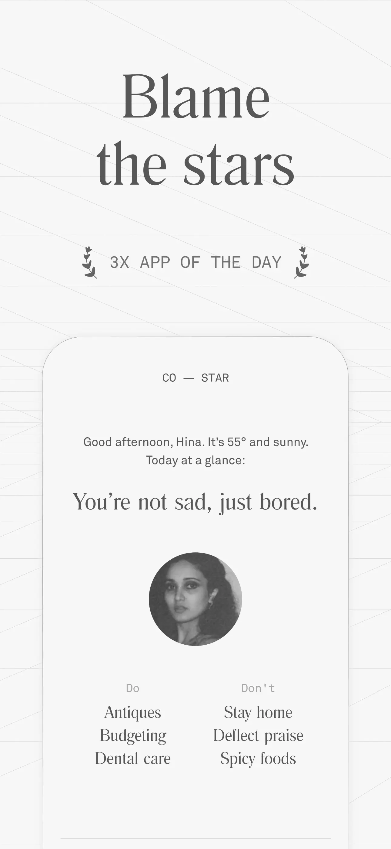 Co–Star Personalized Astrology screenshot