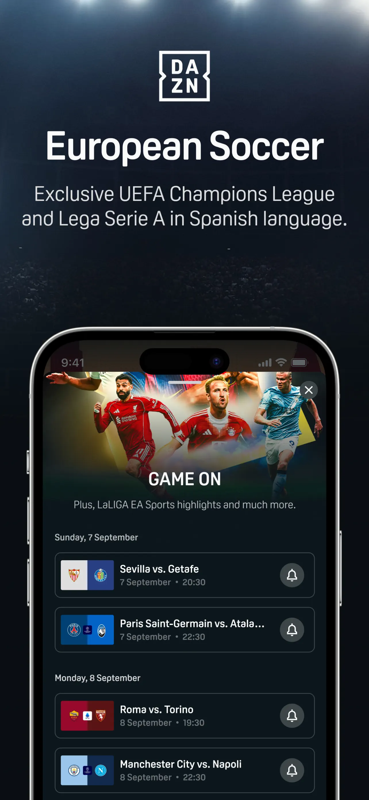 DAZN: Stream Live Sports screenshot 4