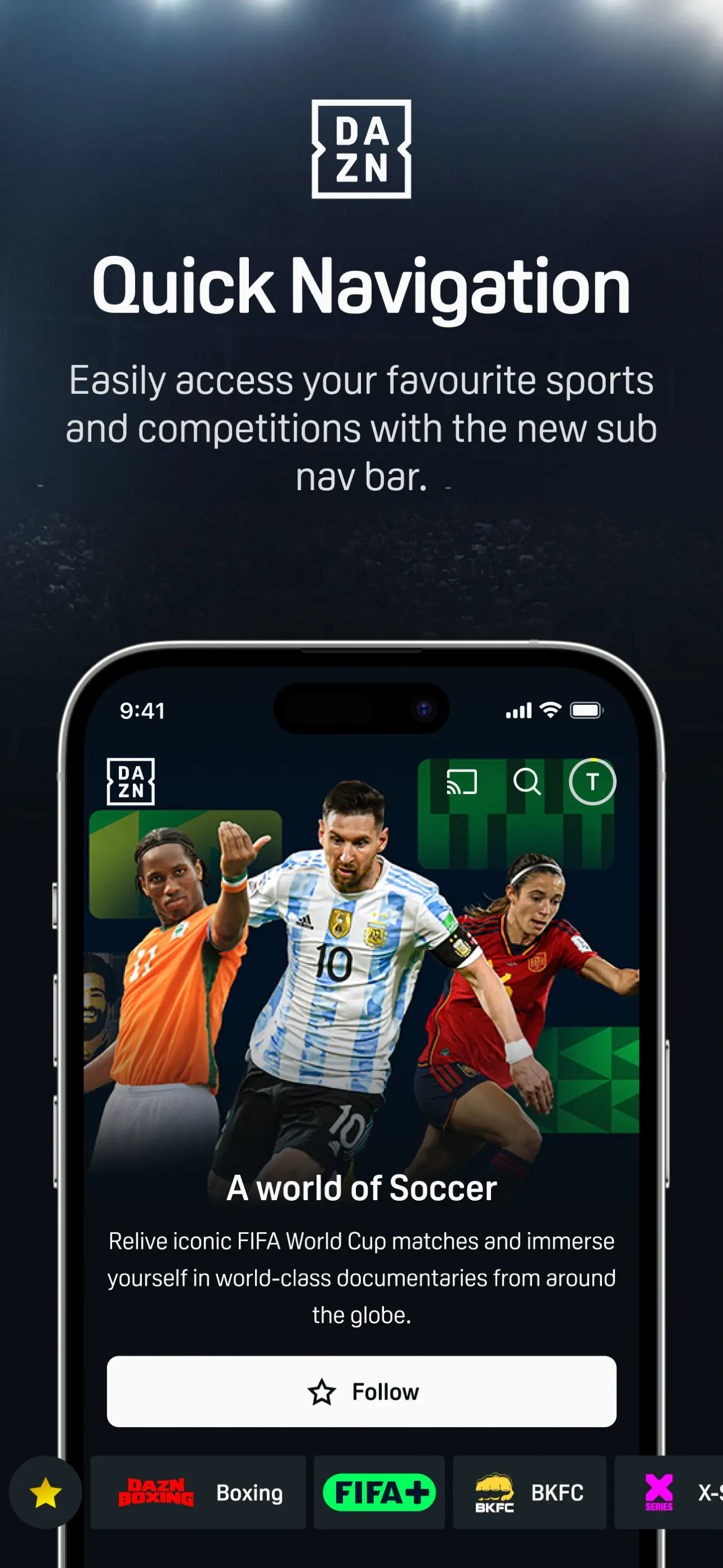 DAZN: Stream Live Sports screenshot 6