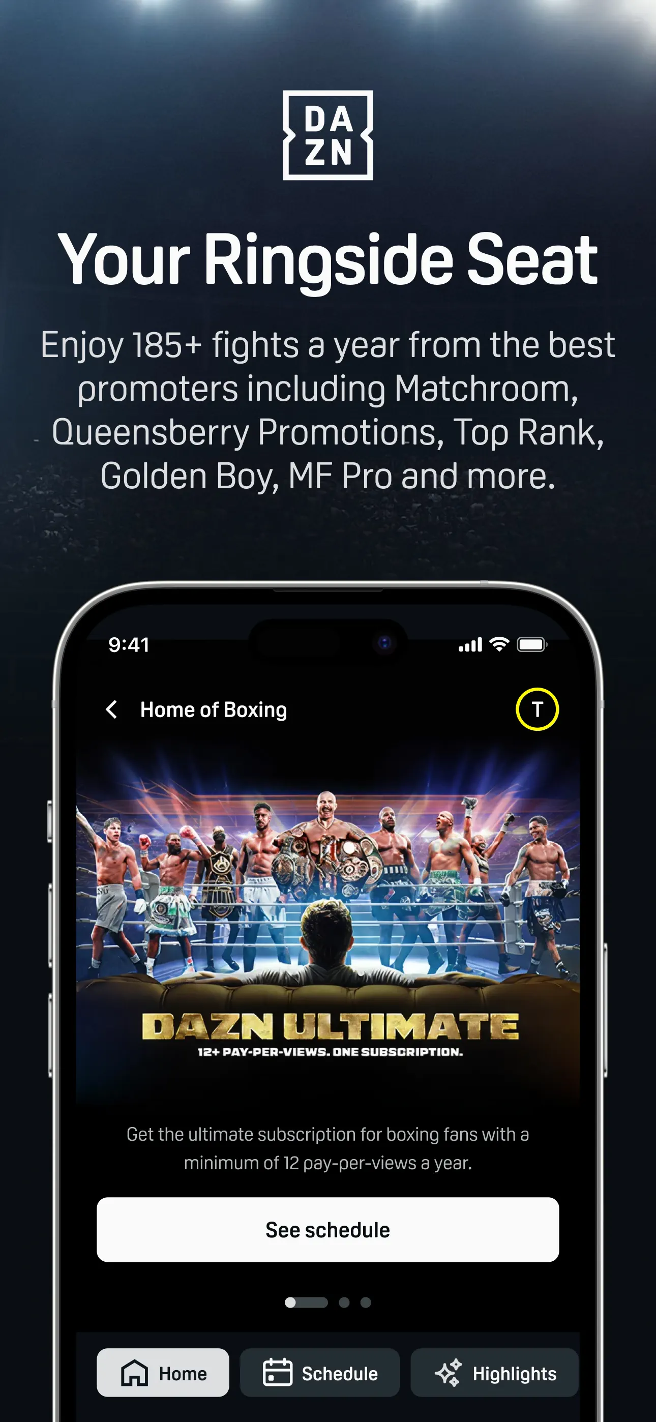 DAZN: Stream Live Sports screenshot 2