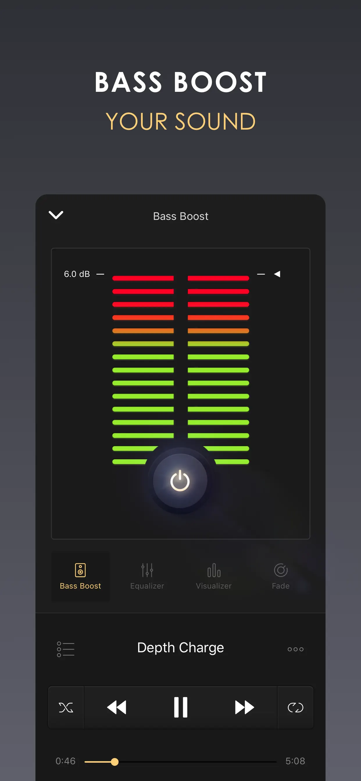 Equalizer+ HD music player screenshot