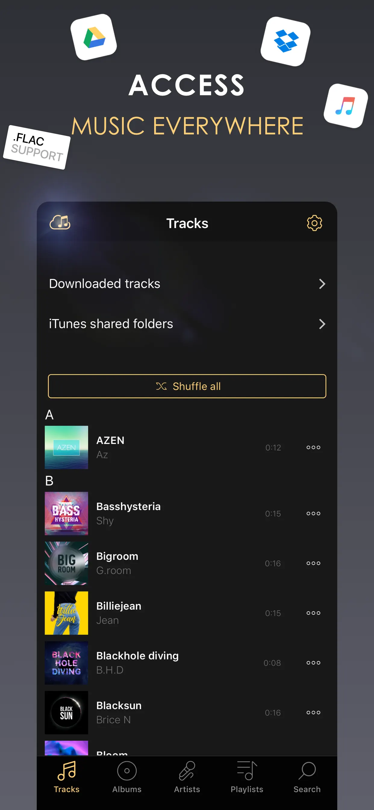Equalizer+ HD music player screenshot 3