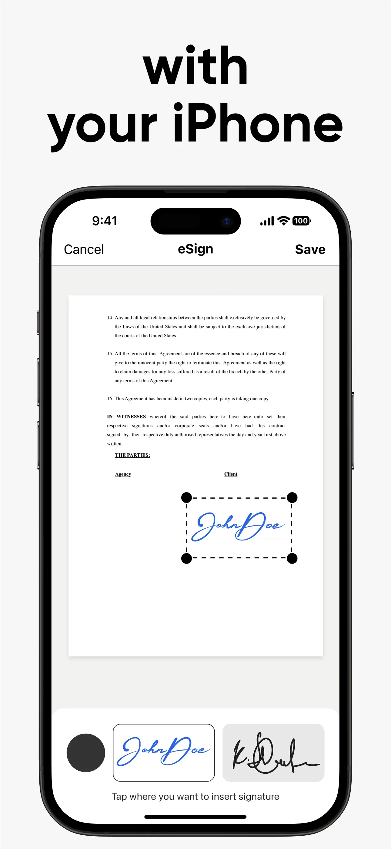 eSign App: Sign PDF Documents screenshot 2