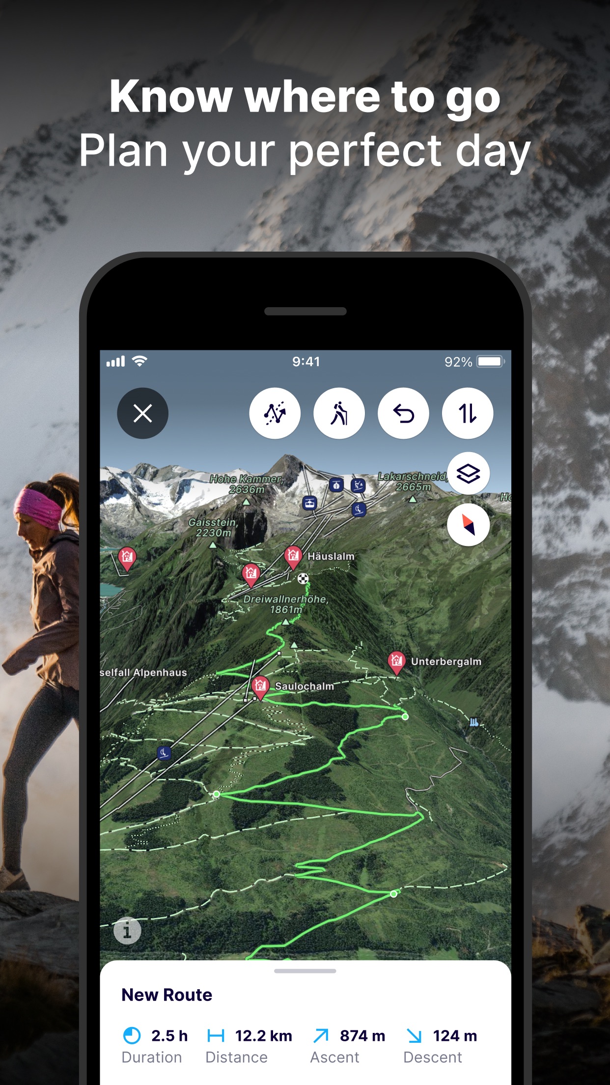 FATMAP: Ski, Hike & Trail Maps screenshot 2