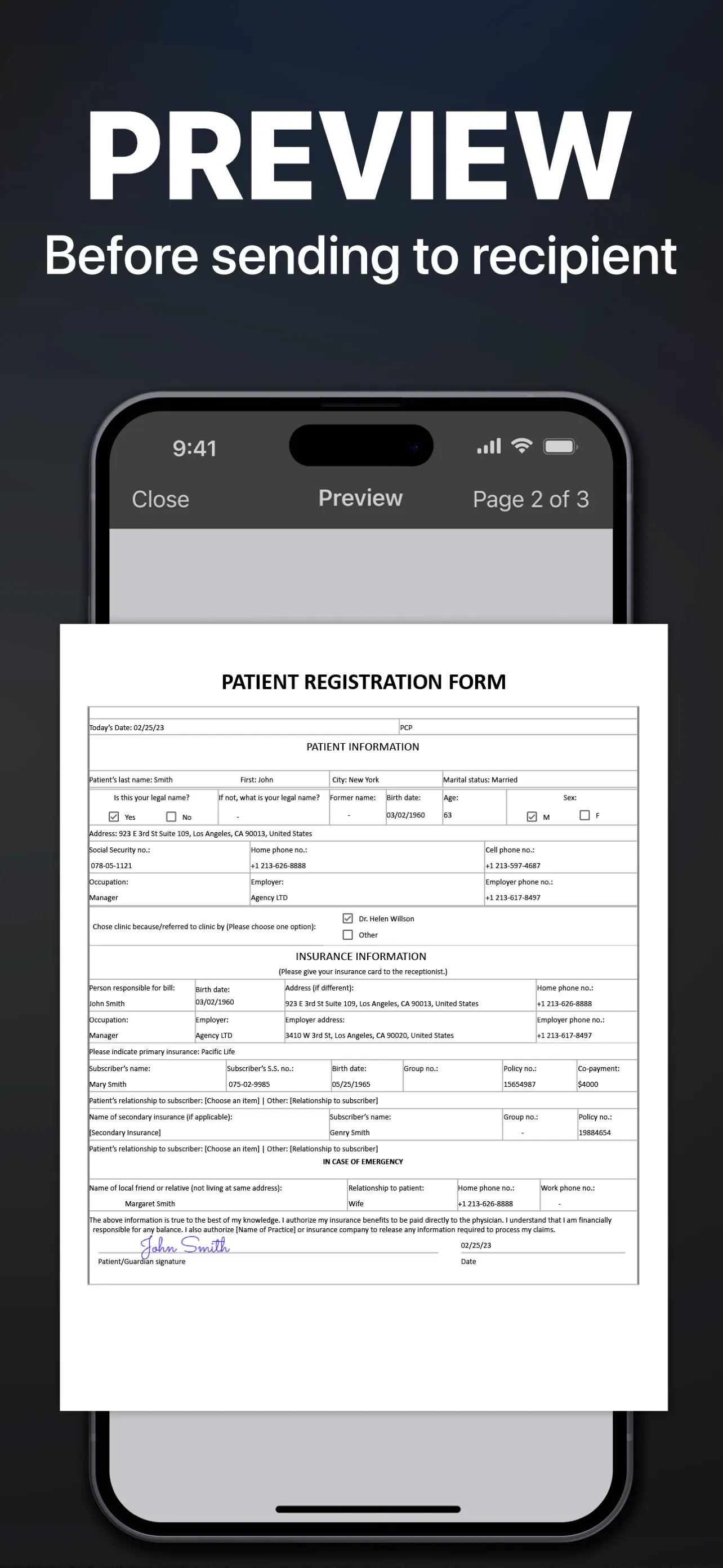 FAX from iPhone: Send Doc App screenshot 4