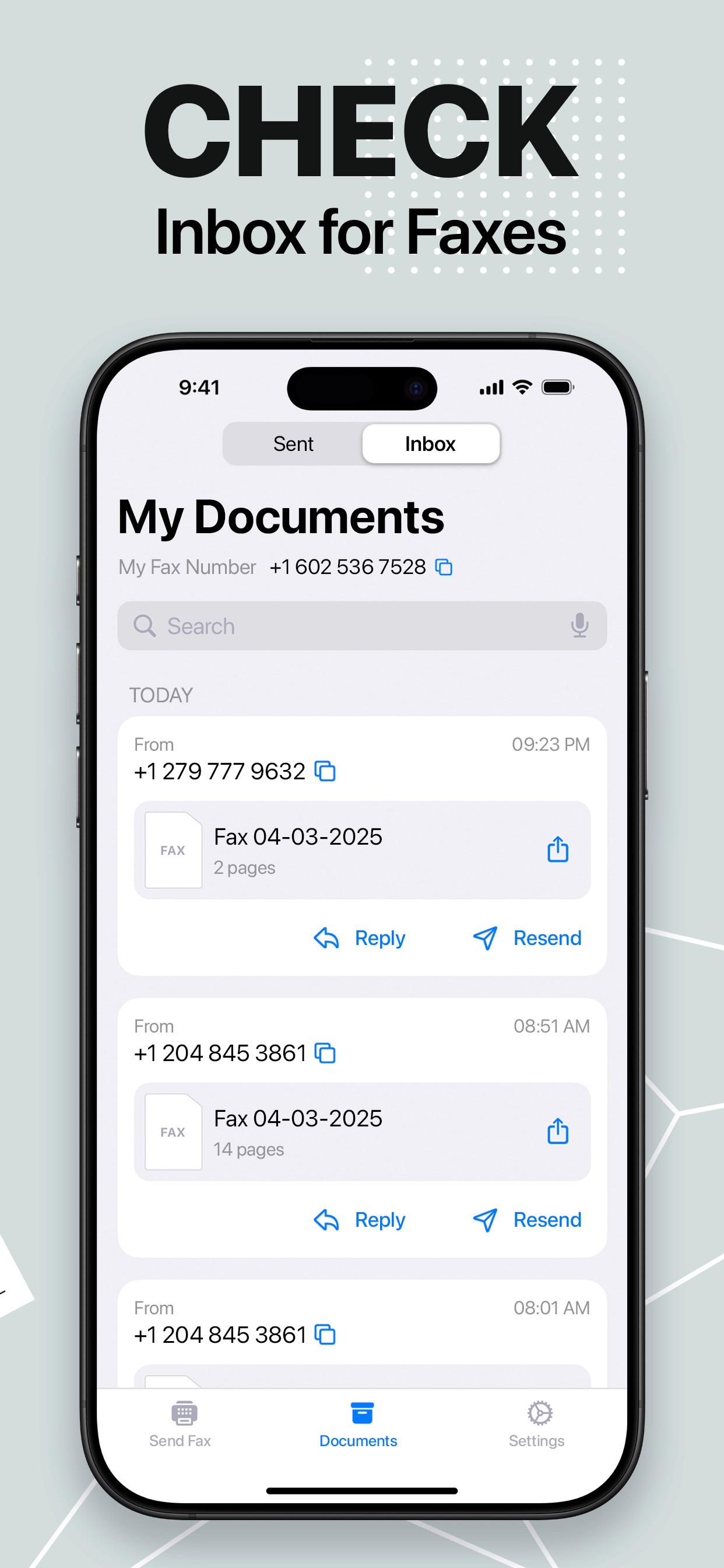 FaxFree: Send Fax From iPhone screenshot 3