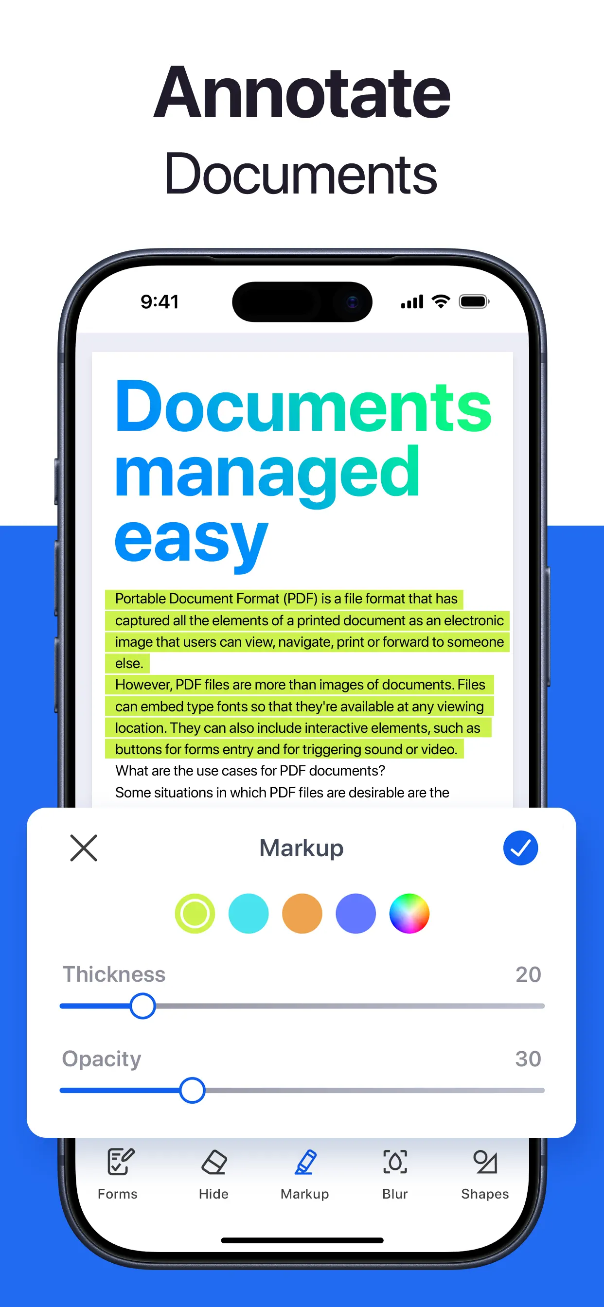 Forma: PDF Document Editor screenshot 8
