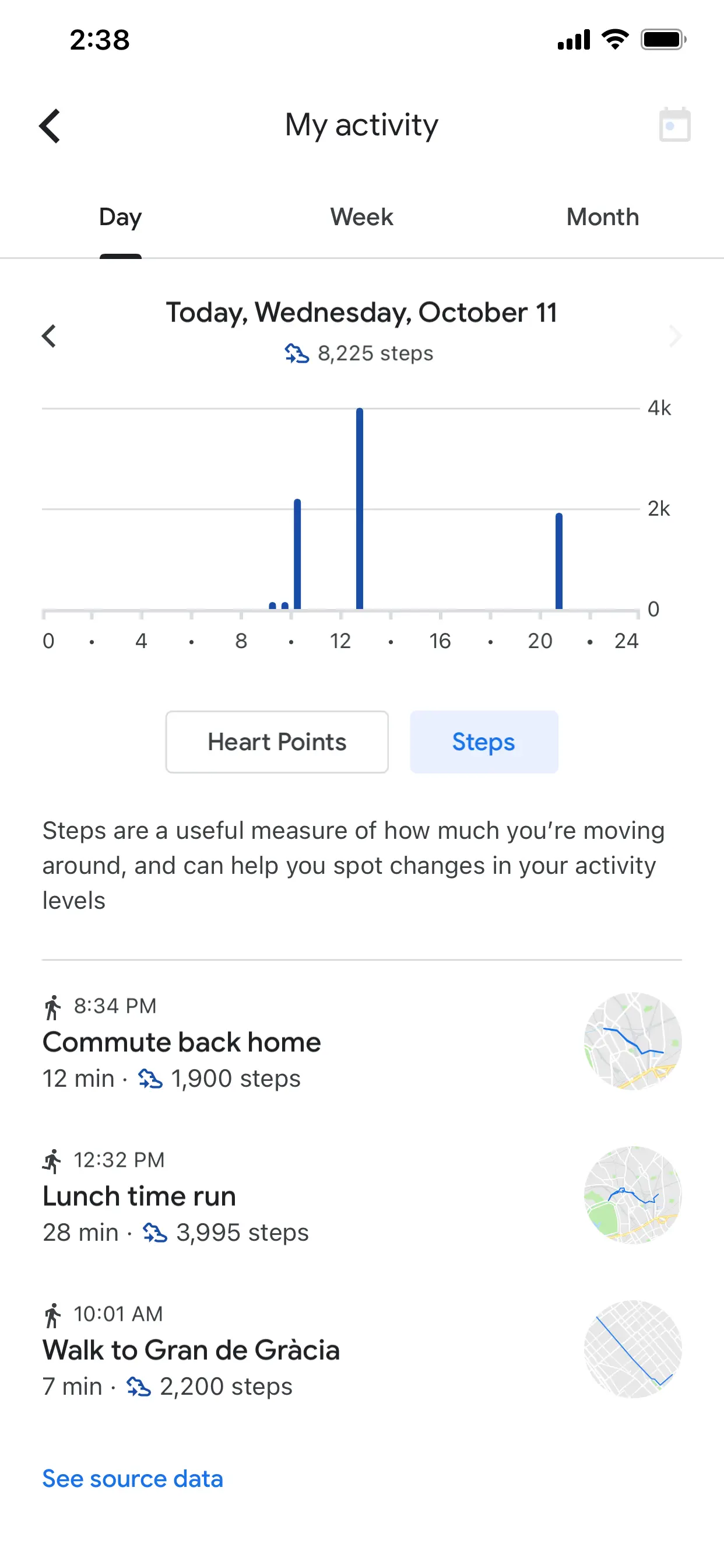 Google Fit: Activity Tracker screenshot 2