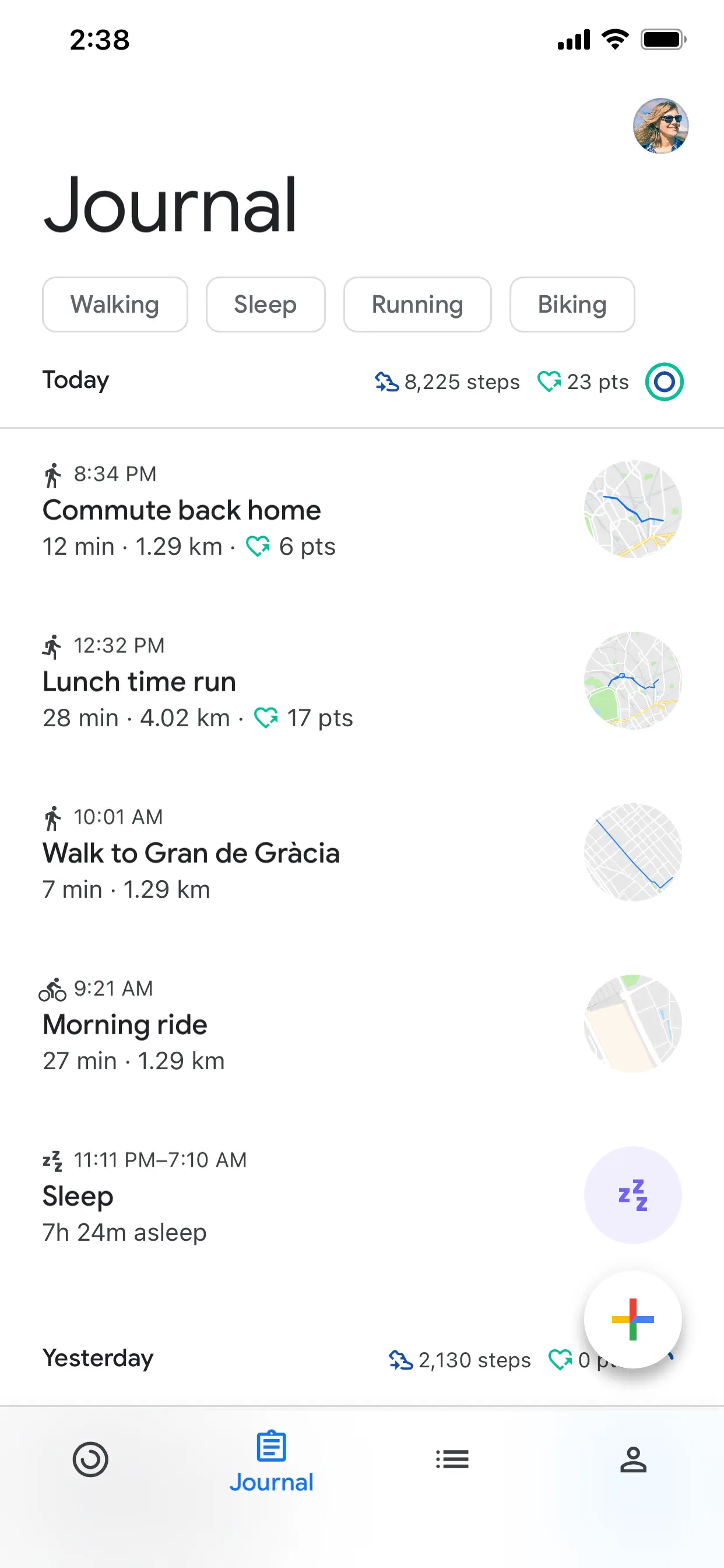 Google Fit: Activity Tracker screenshot 3