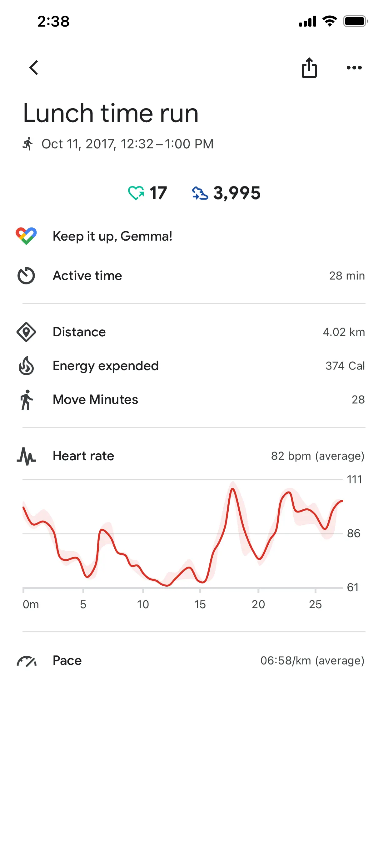 Google Fit: Activity Tracker screenshot 4