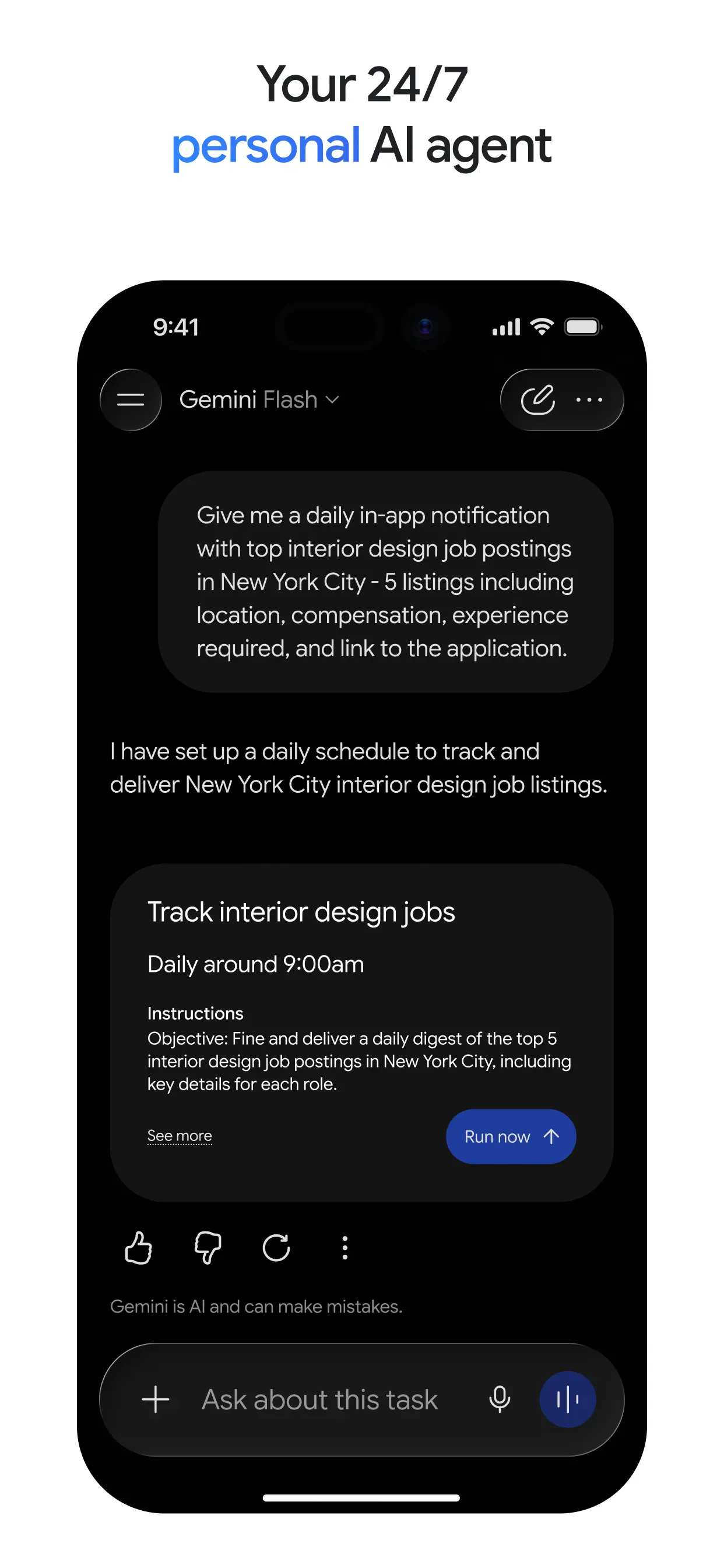 Google Gemini screenshot 4