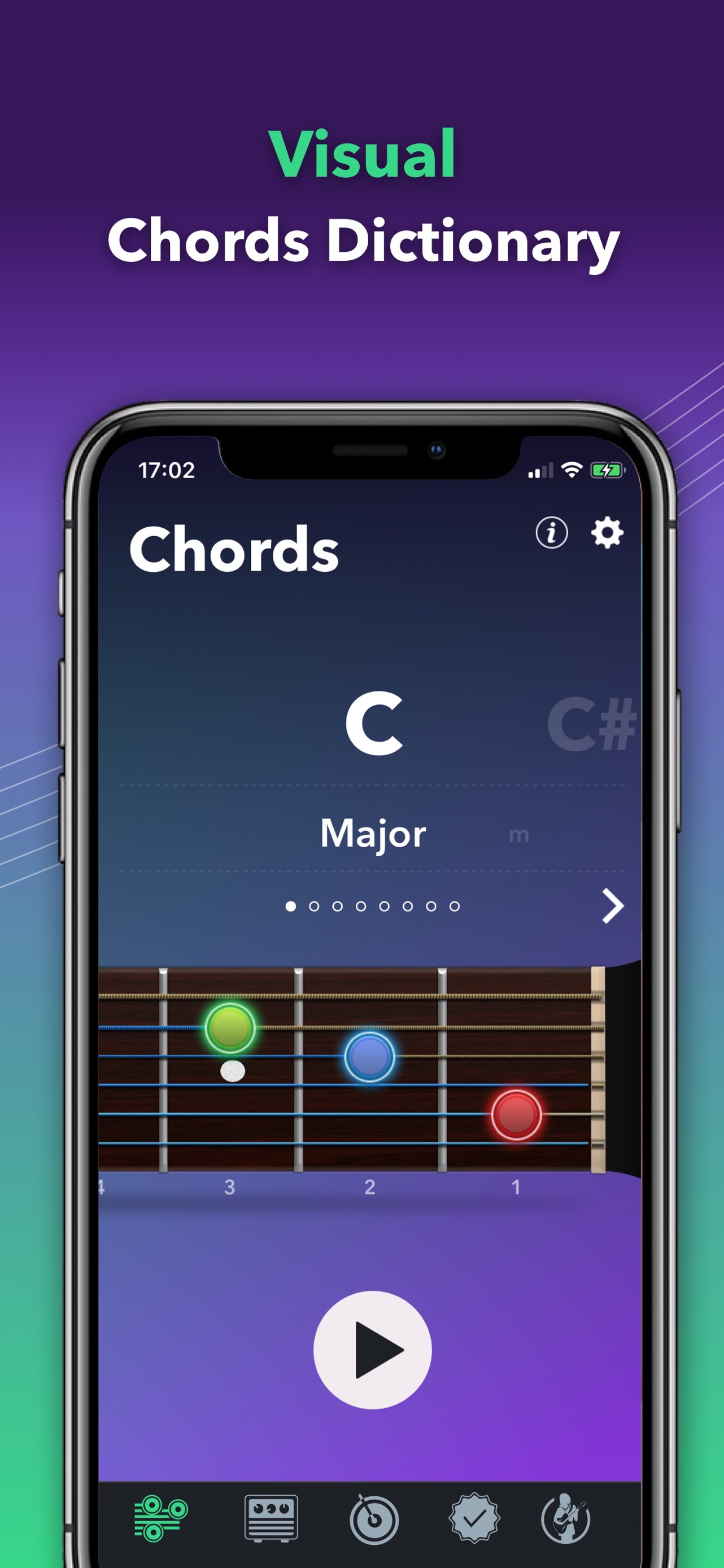 Guitar Tuner Easy tune chords screenshot 5