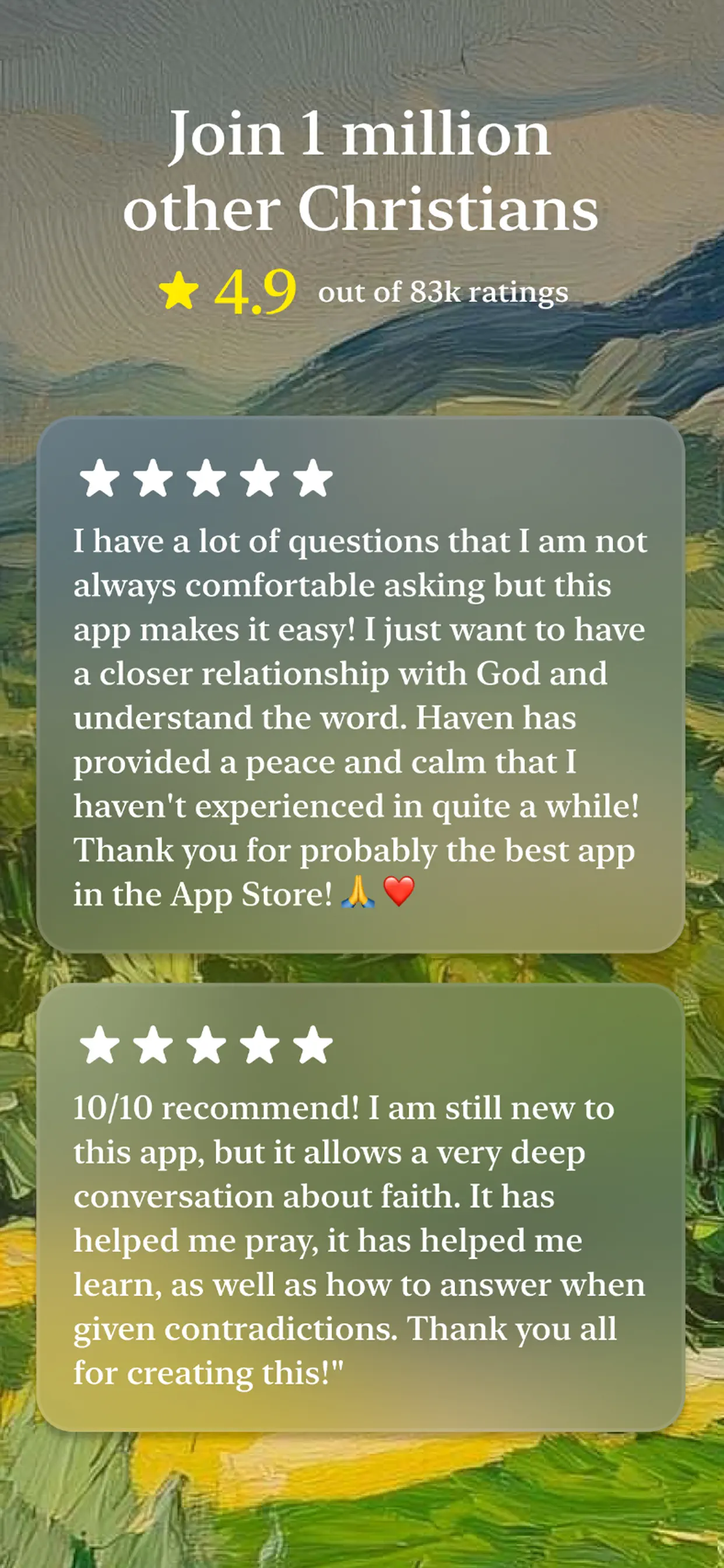 Haven - Bible Chat screenshot 2