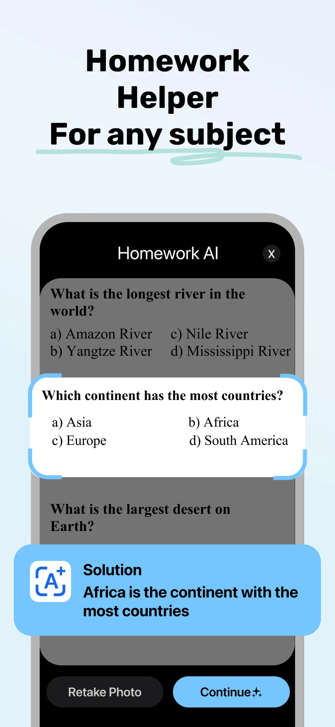 Homework AI - Math & Essay App screenshot 3