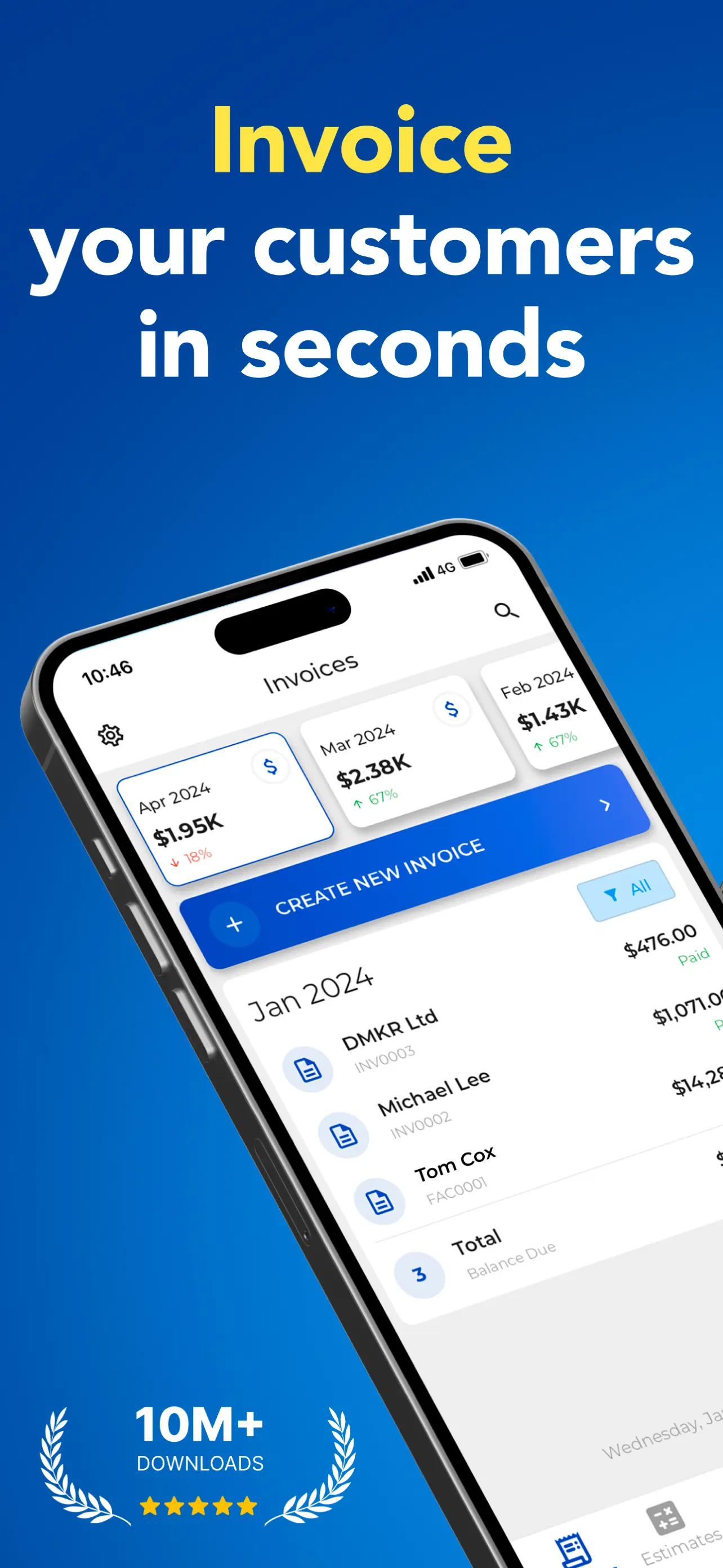 Invoice Maker - Invoice Fly screenshot
