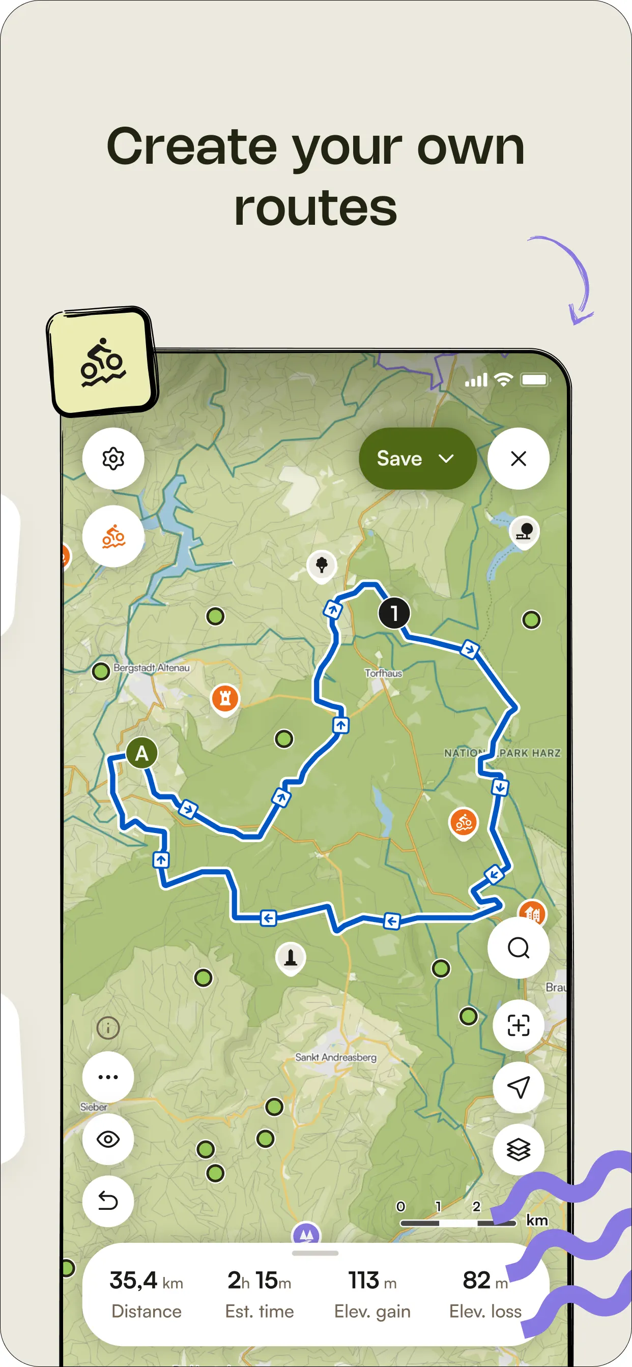 komoot - hike, bike & run screenshot 5