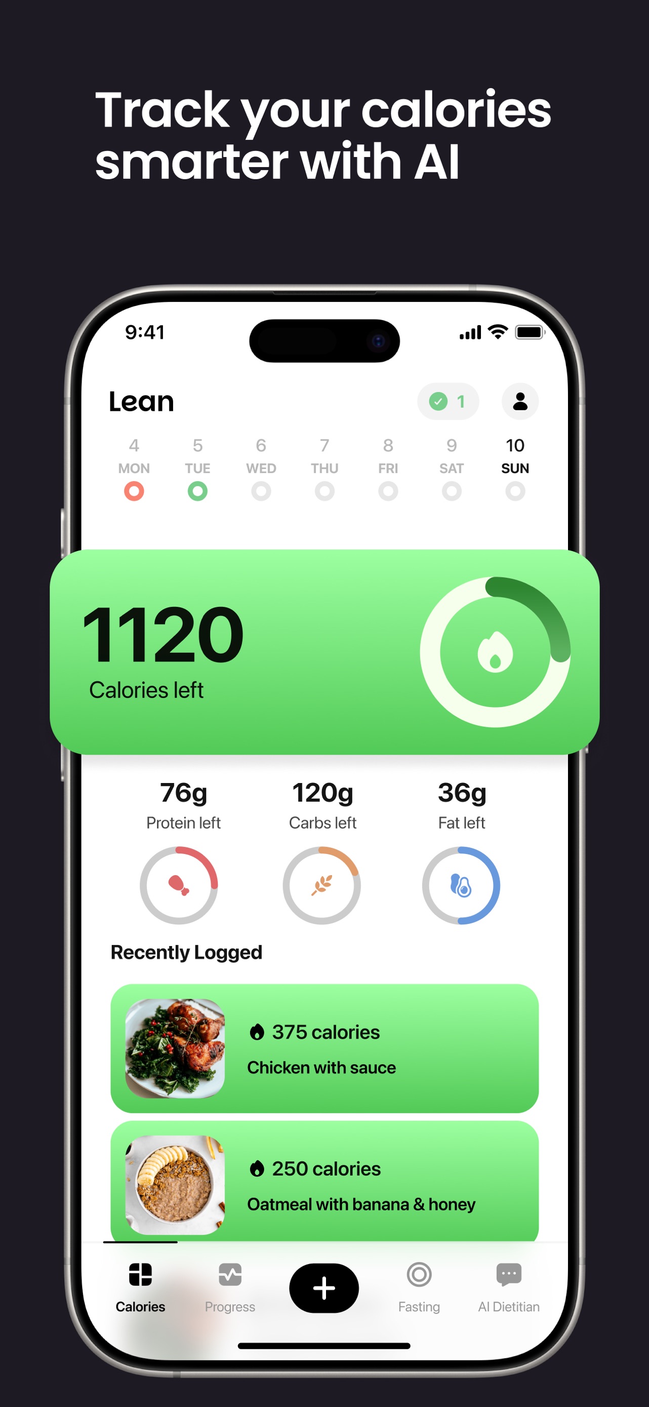 Lean: AI Macro Tracker screenshot