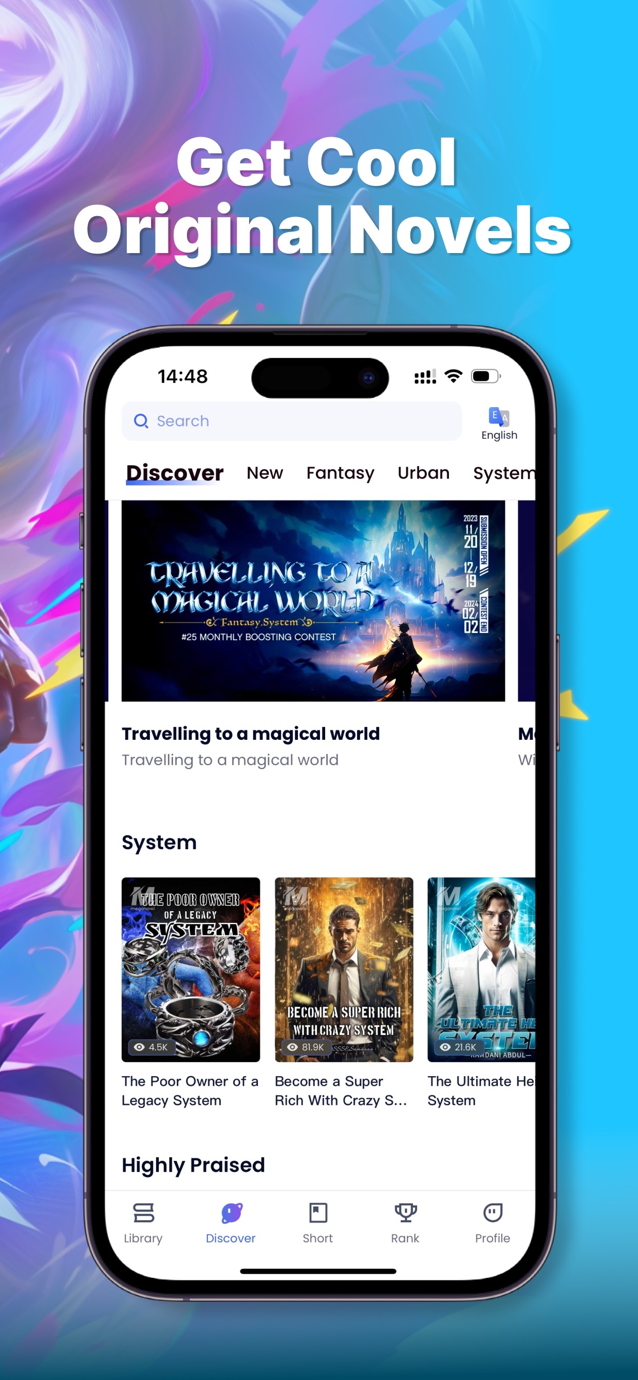 MegaNovel - fiction & webtoon screenshot 2