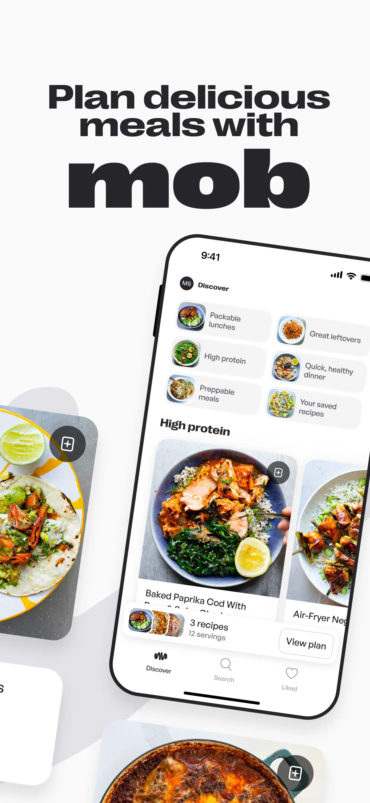 Mob: Meal Planner and Recipes screenshot