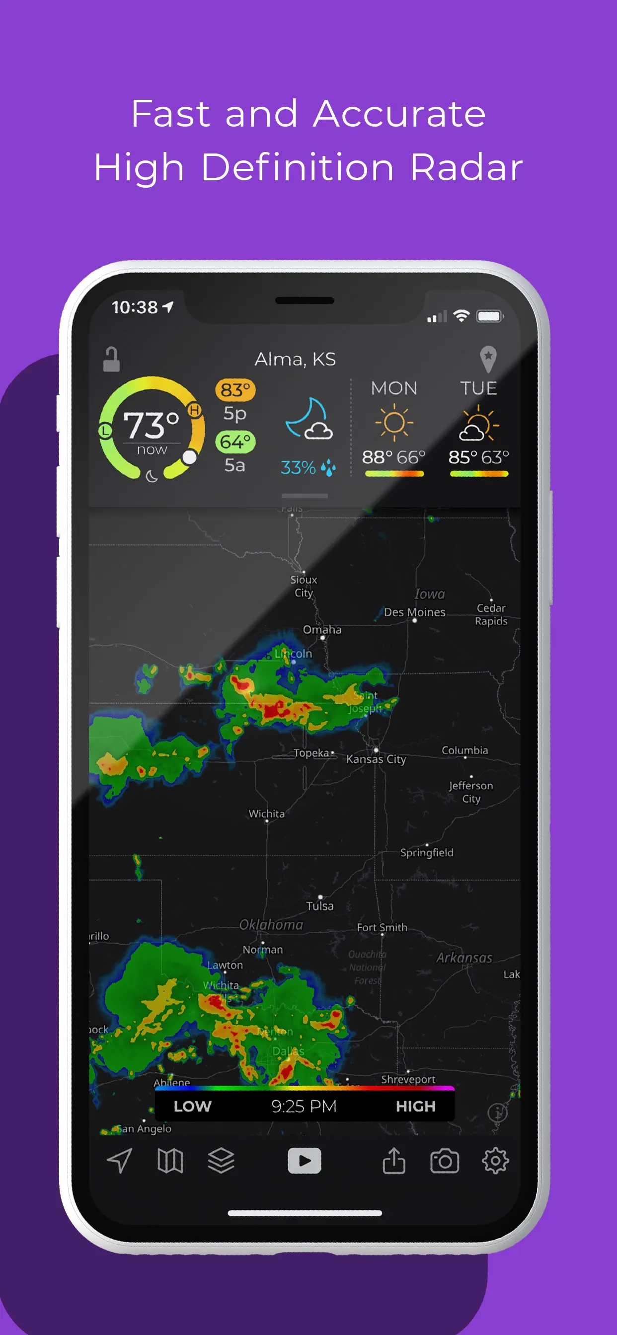 MyRadar Accurate Weather Radar screenshot