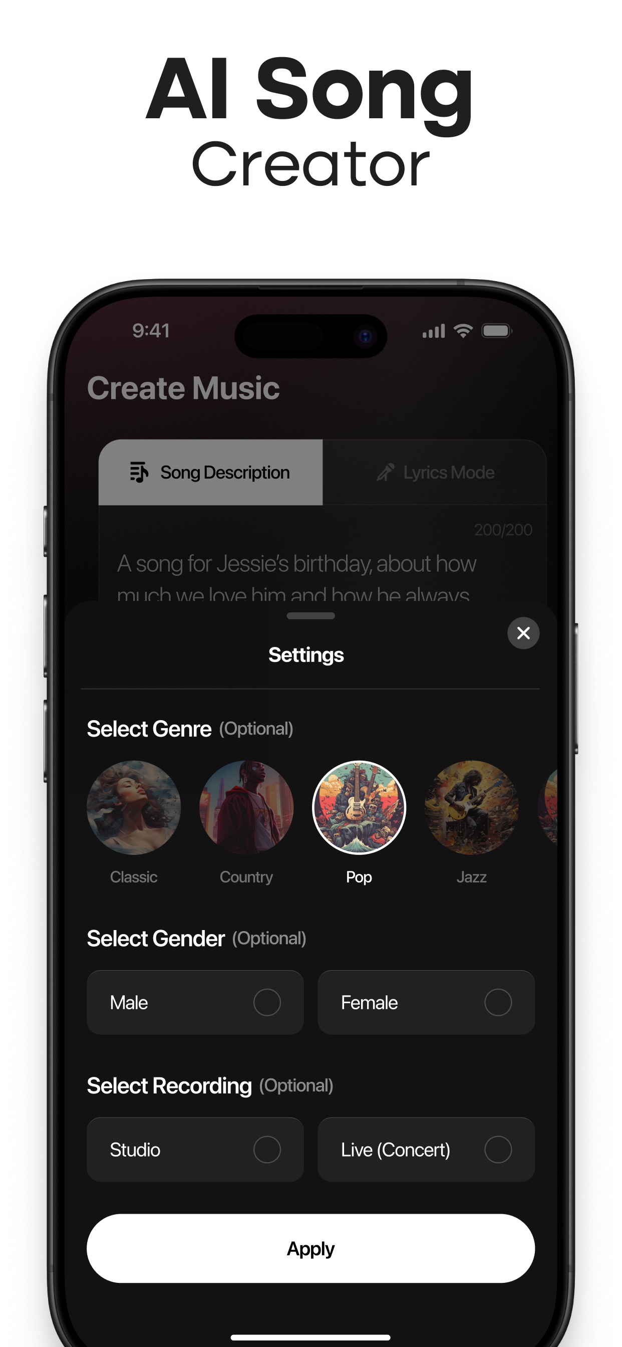 MyTunes : AI Music Generator screenshot 6