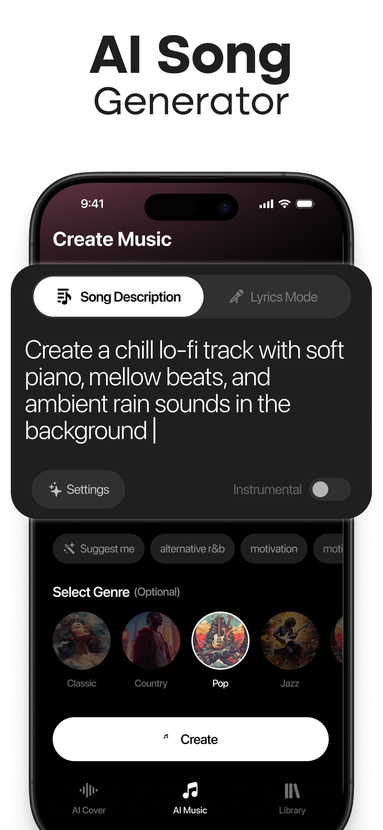 MyTunes : AI Music Generator screenshot 4
