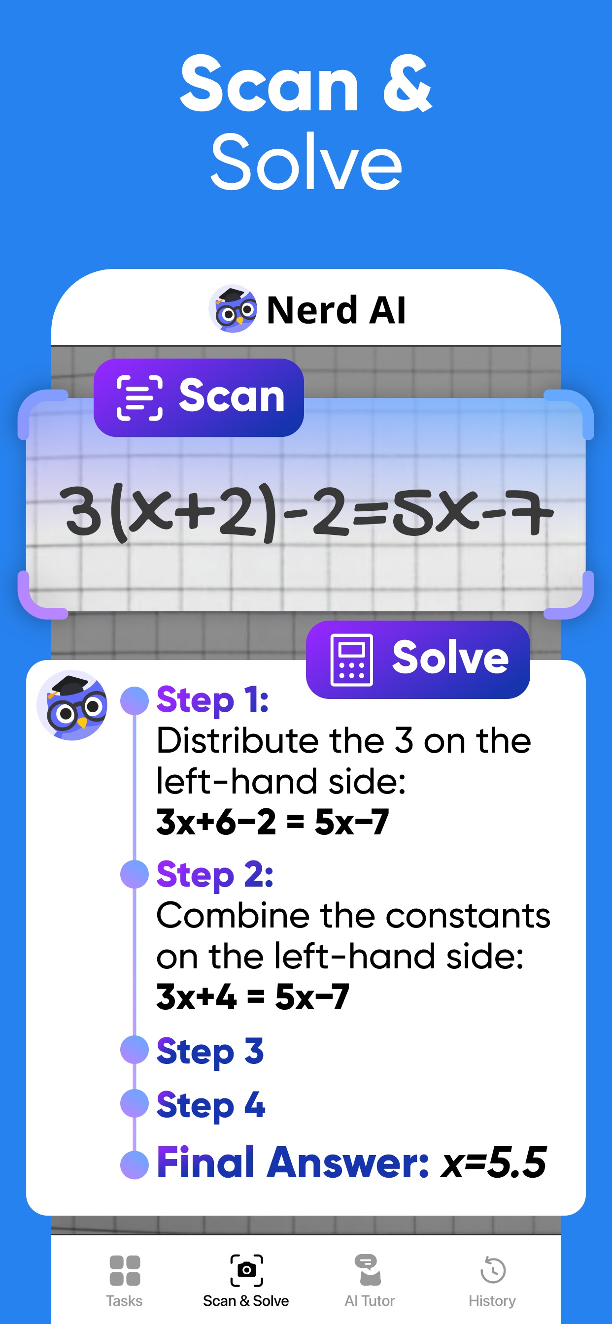 Nerd AI - Math Problem Solver screenshot 2