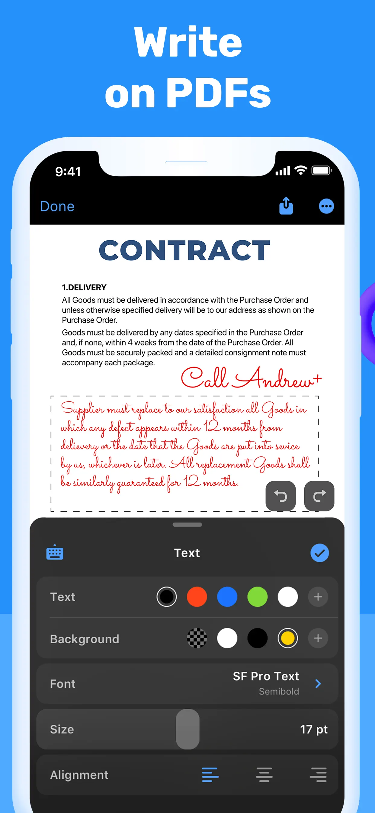 PDF Hero - PDF Editor & Reader screenshot 2