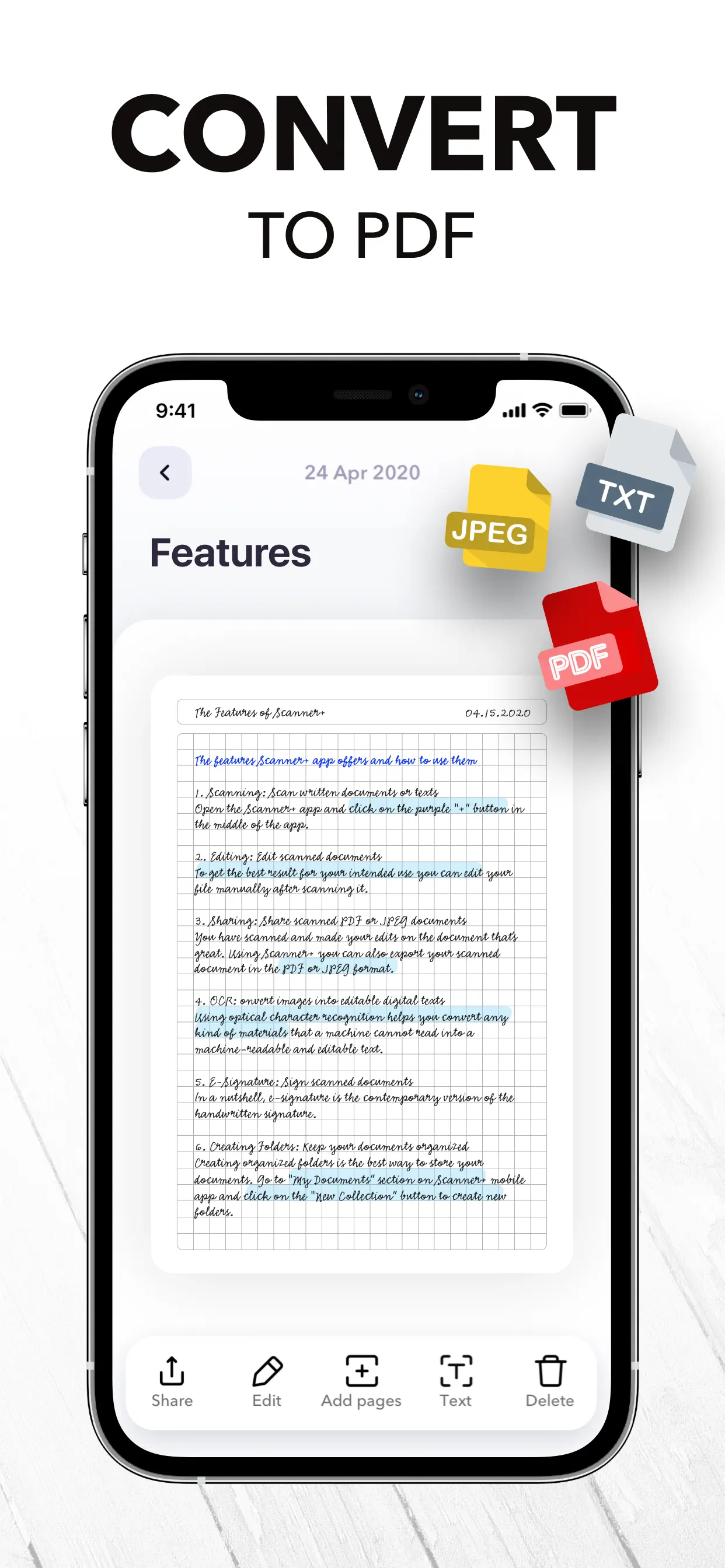 PDF Scanner App: Scanner+ Docs screenshot 9