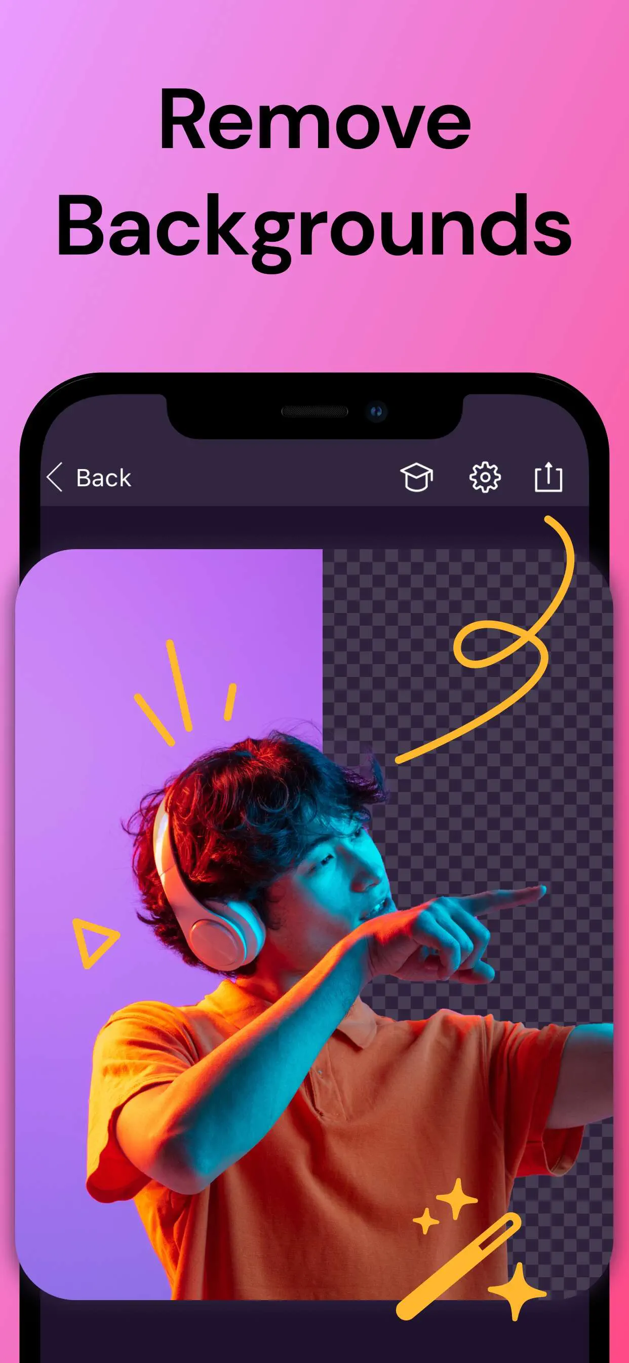 Pixomatic - AI Photo BG Eraser screenshot