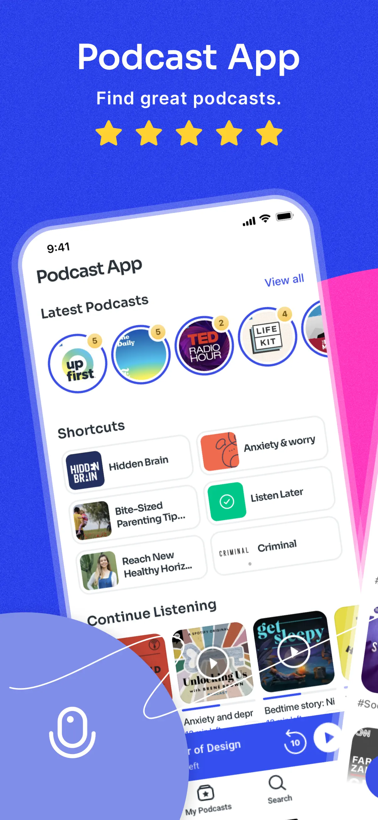 Podcast App screenshot