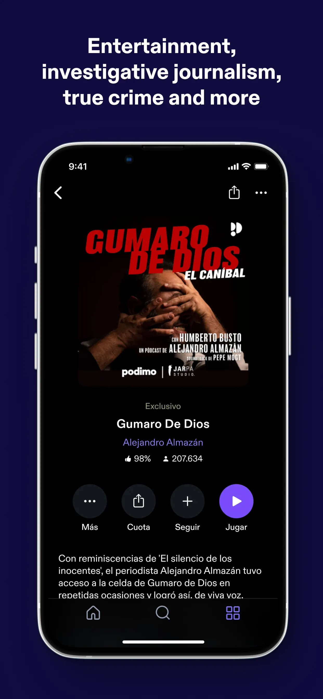 Podimo: Podcasts & audiobooks screenshot 2