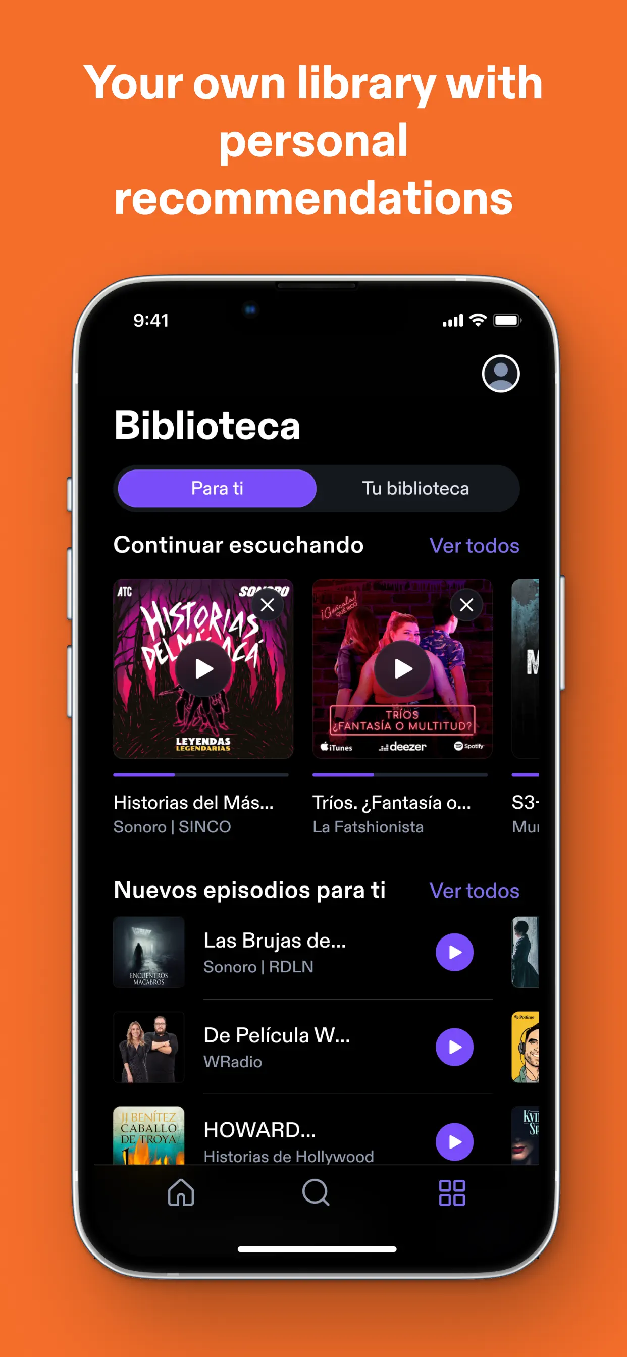 Podimo: Podcasts & audiobooks screenshot 5