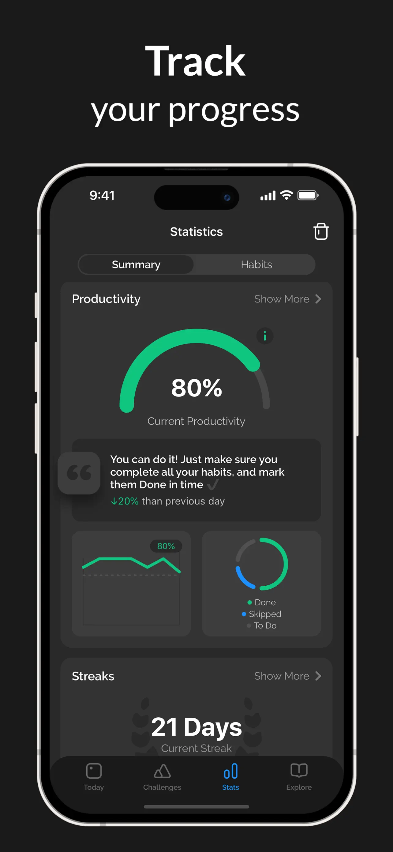 Productive - Habit Tracker screenshot 7