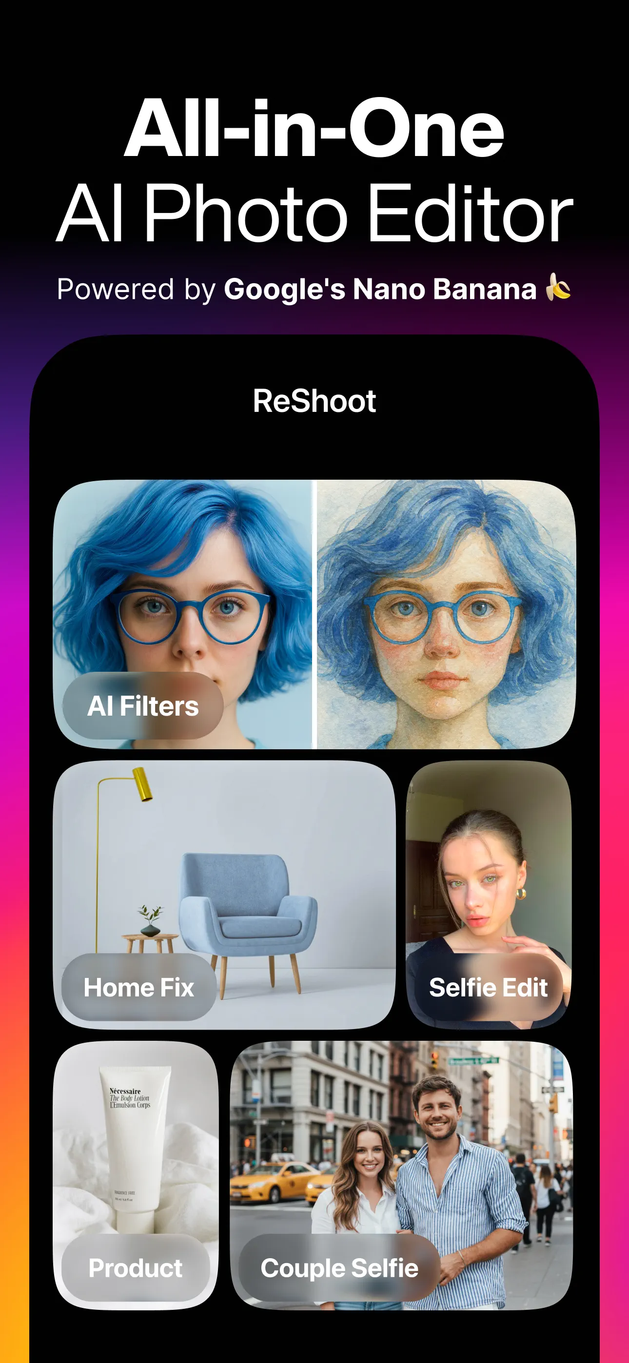 ReShoot: AI Photos & Edits screenshot