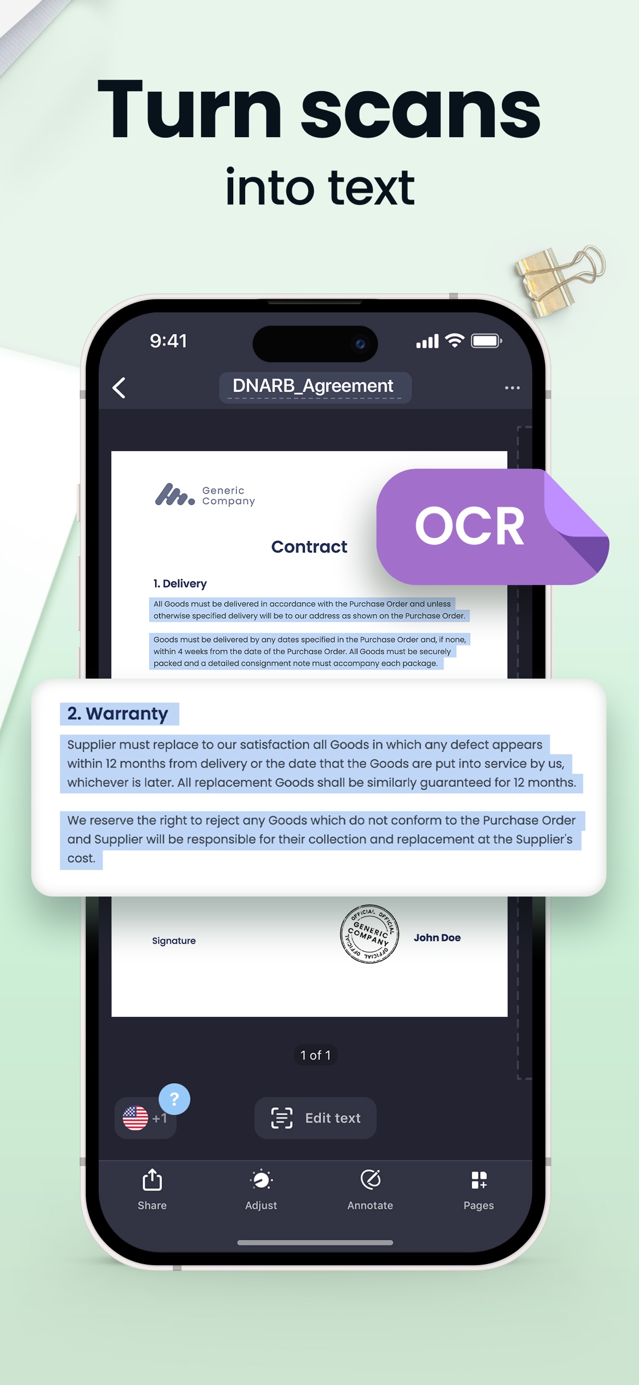 Scan Hero: PDF Scanner screenshot 2