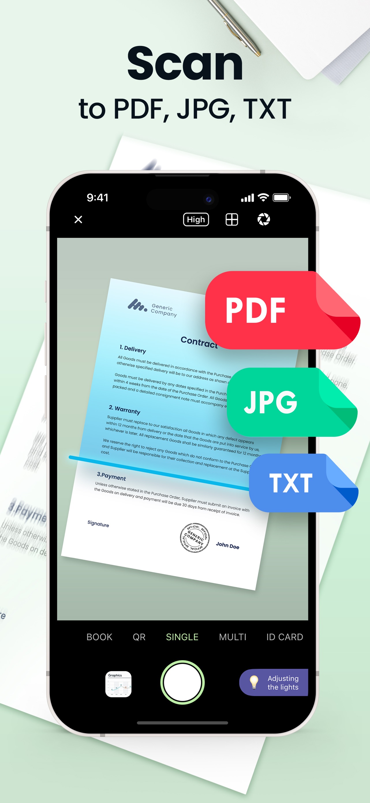 Scan Hero: PDF Scanner screenshot